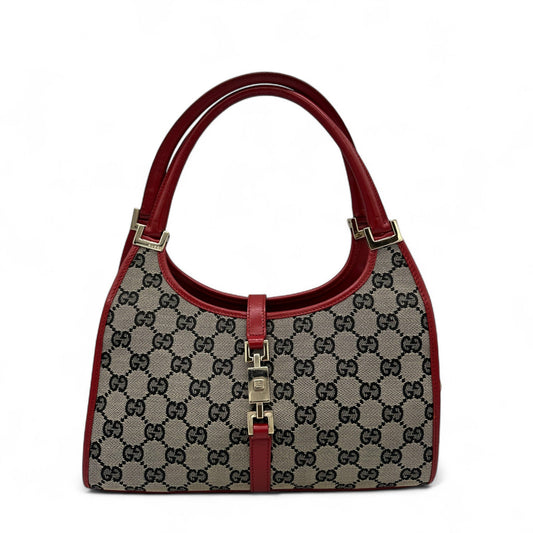 Gucci Jackie Bardot Handbag in GG Monogram - Thanks it's Vintage