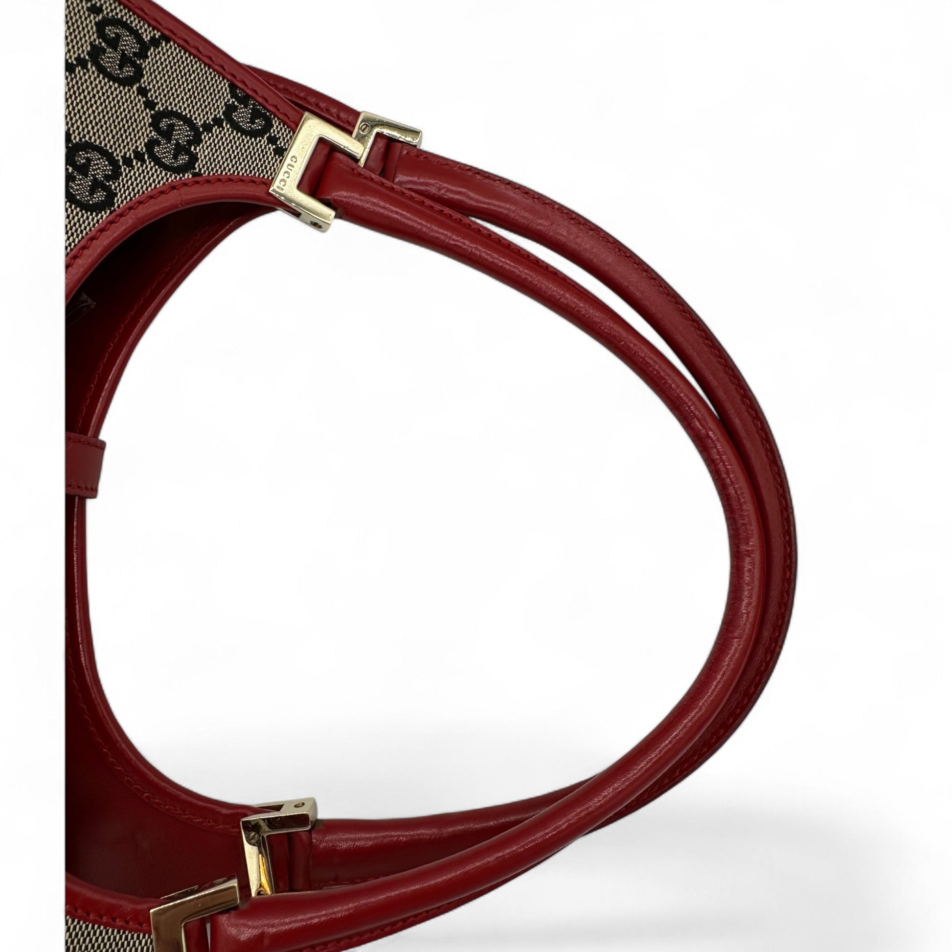 Gucci Jackie Bardot Handbag in GG Monogram - Thanks it's Vintage