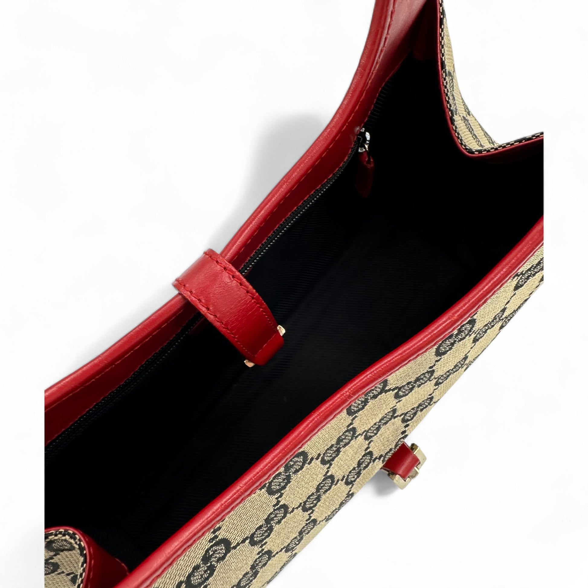 Gucci Jackie Bardot Handbag in GG Monogram - Thanks it's Vintage