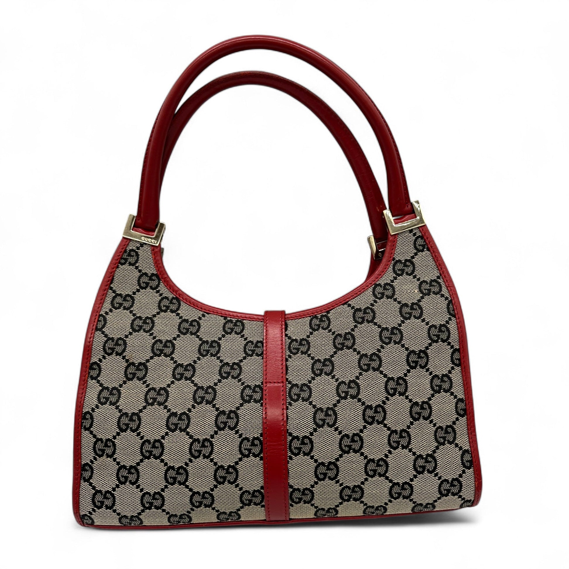 Gucci Jackie Bardot Handbag in GG Monogram - Thanks it's Vintage