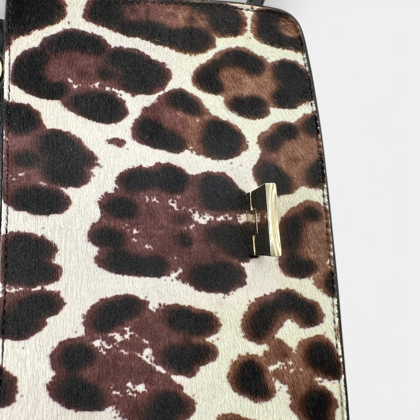 Jimmy Choo Leopard Pony Hair Rebel Shoulder Bag - Thanks it's Vintage