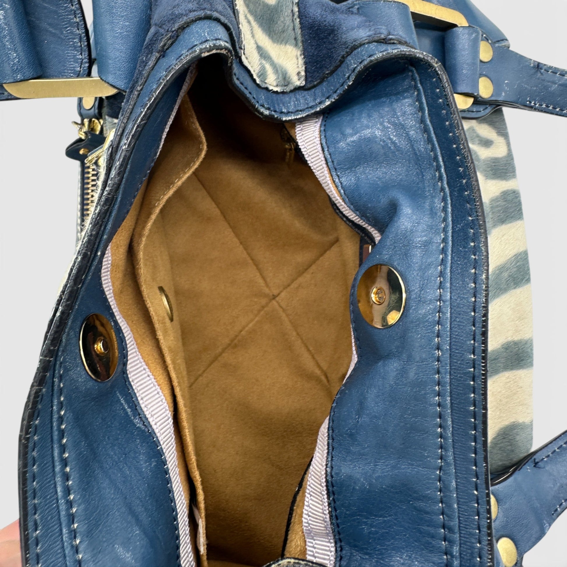 Jimmy Choo Mahala Zebra Handbag - Thanks it's Vintage