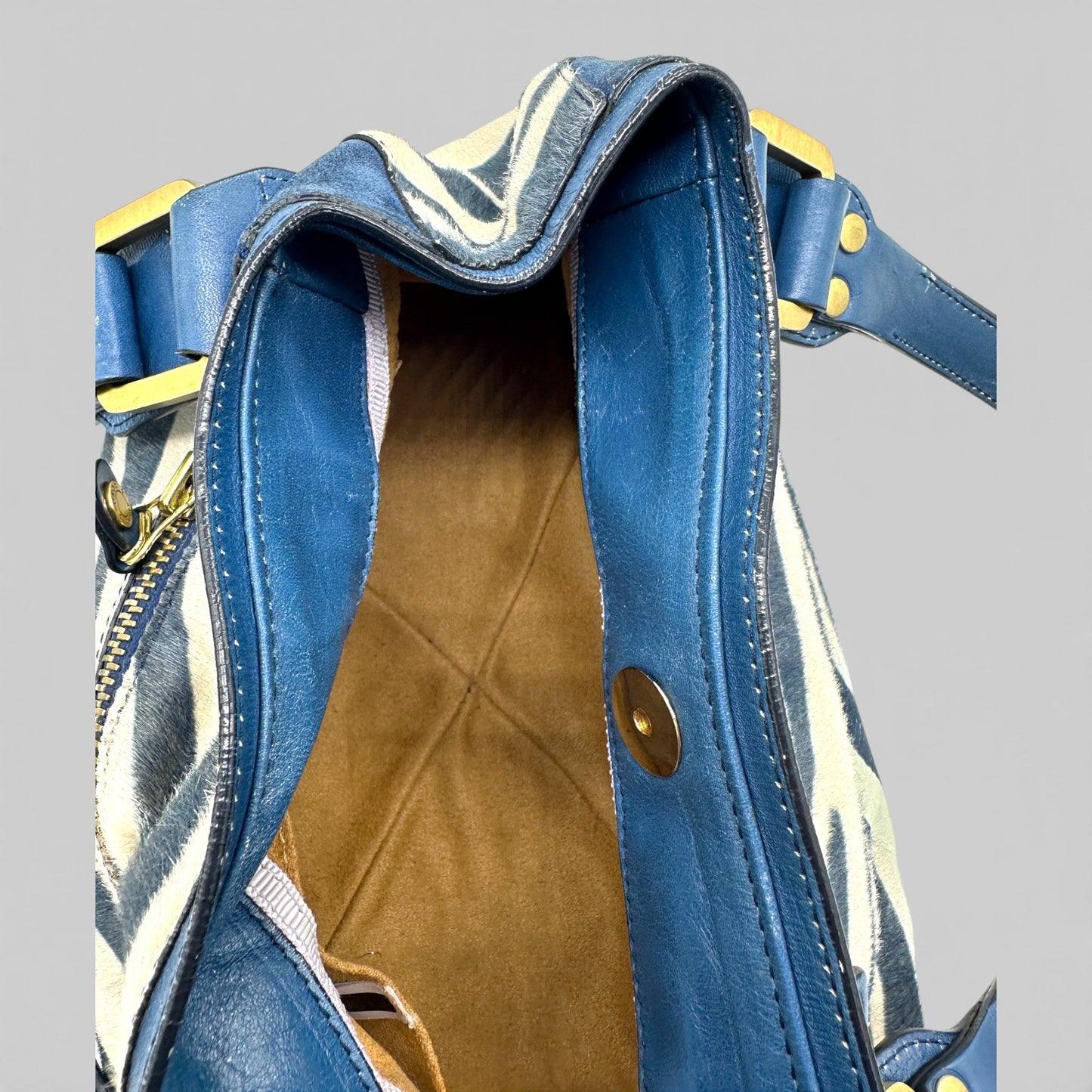 Jimmy Choo Mahala Zebra Handbag - Thanks it's Vintage