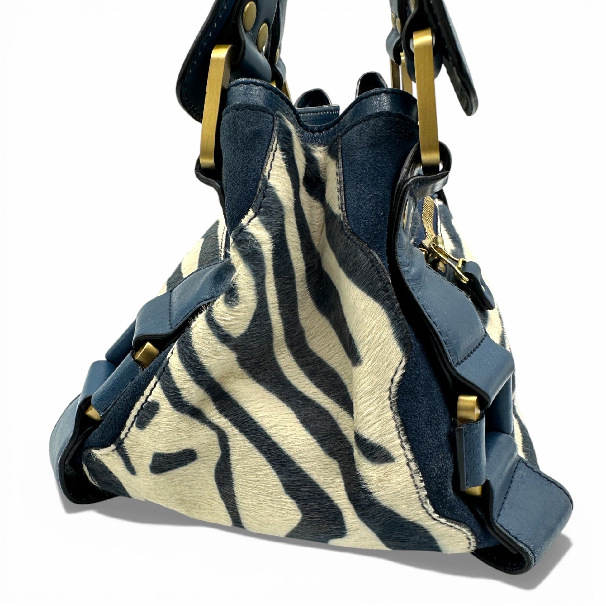 Jimmy Choo Mahala Zebra Handbag - Thanks it's Vintage