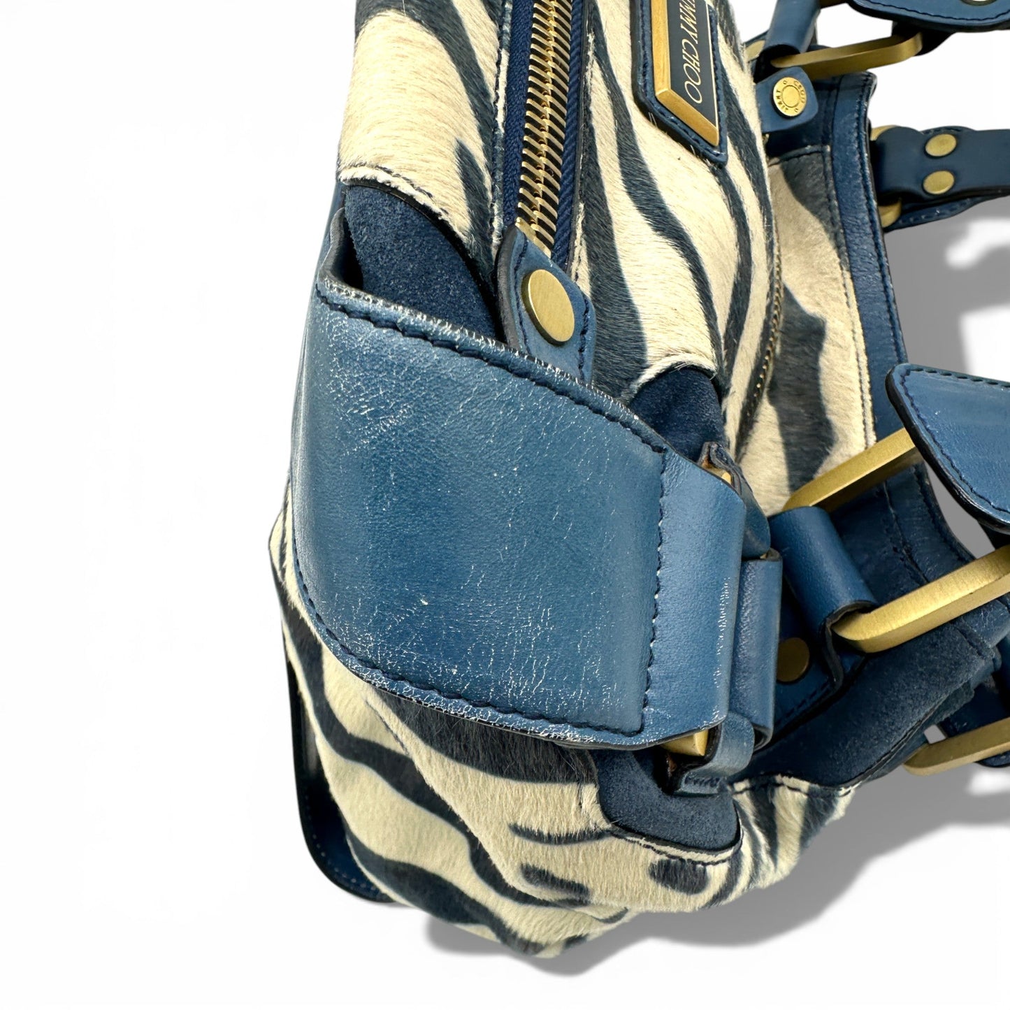 Jimmy Choo Mahala Zebra Handbag - Thanks it's Vintage