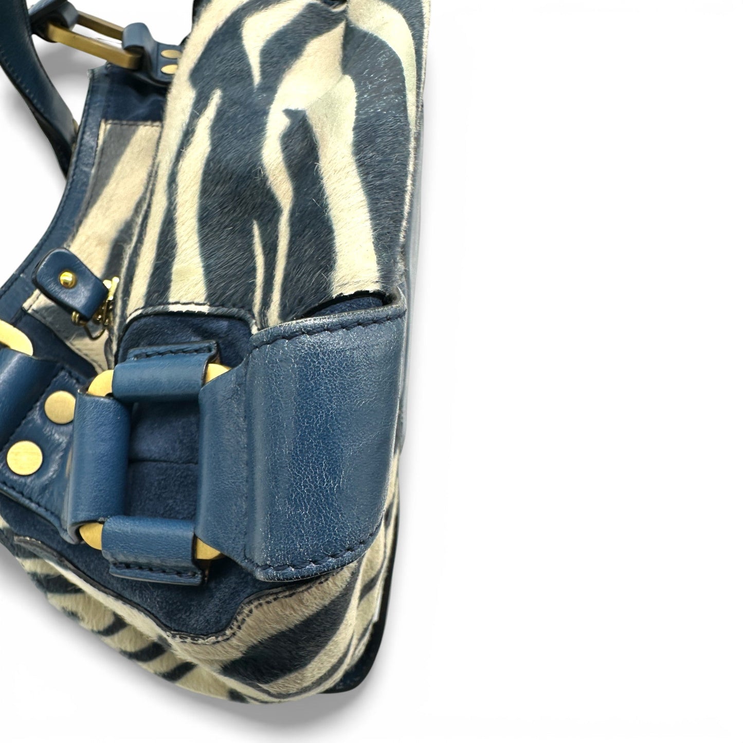 Jimmy Choo Mahala Zebra Handbag - Thanks it's Vintage