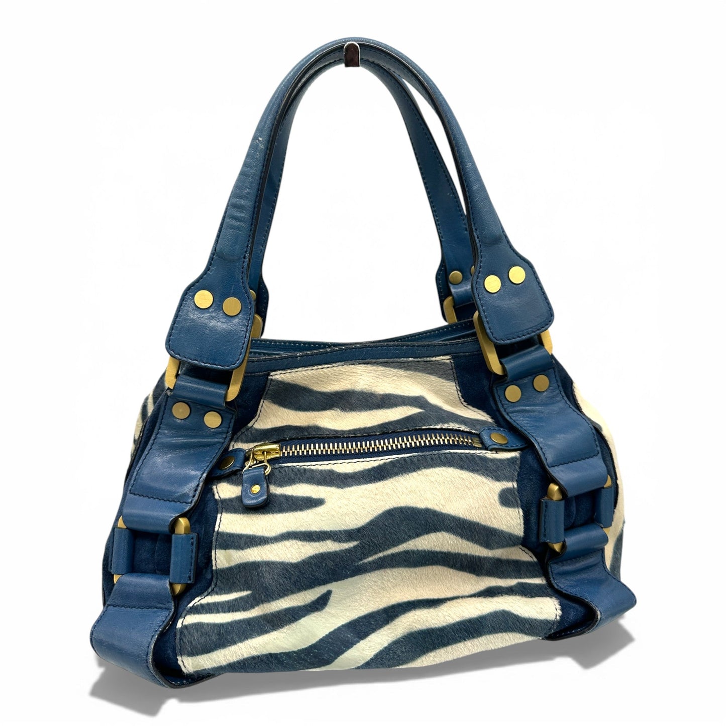 Jimmy Choo Mahala Zebra Handbag - Thanks it's Vintage