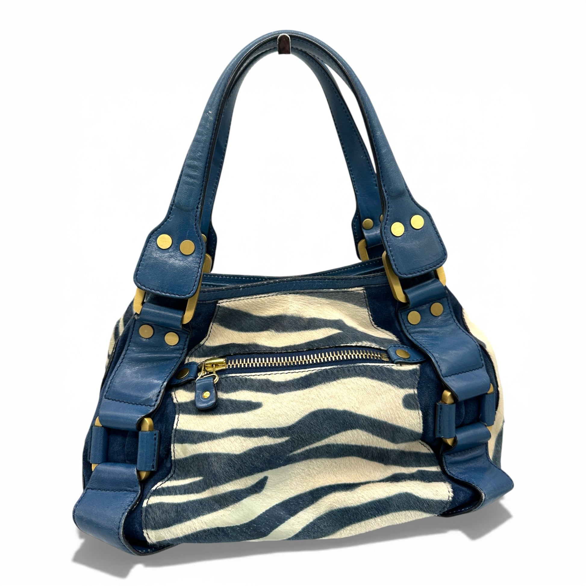 Jimmy Choo Mahala Zebra Handbag - Thanks it's Vintage