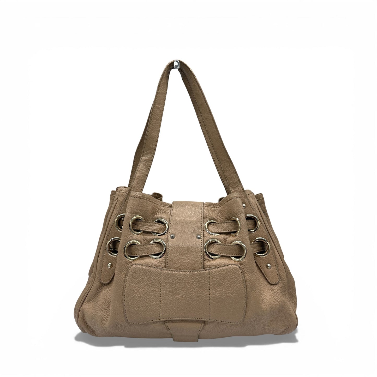 Jimmy Choo Ramona Beige Leather Handbag - Thanks it's Vintage