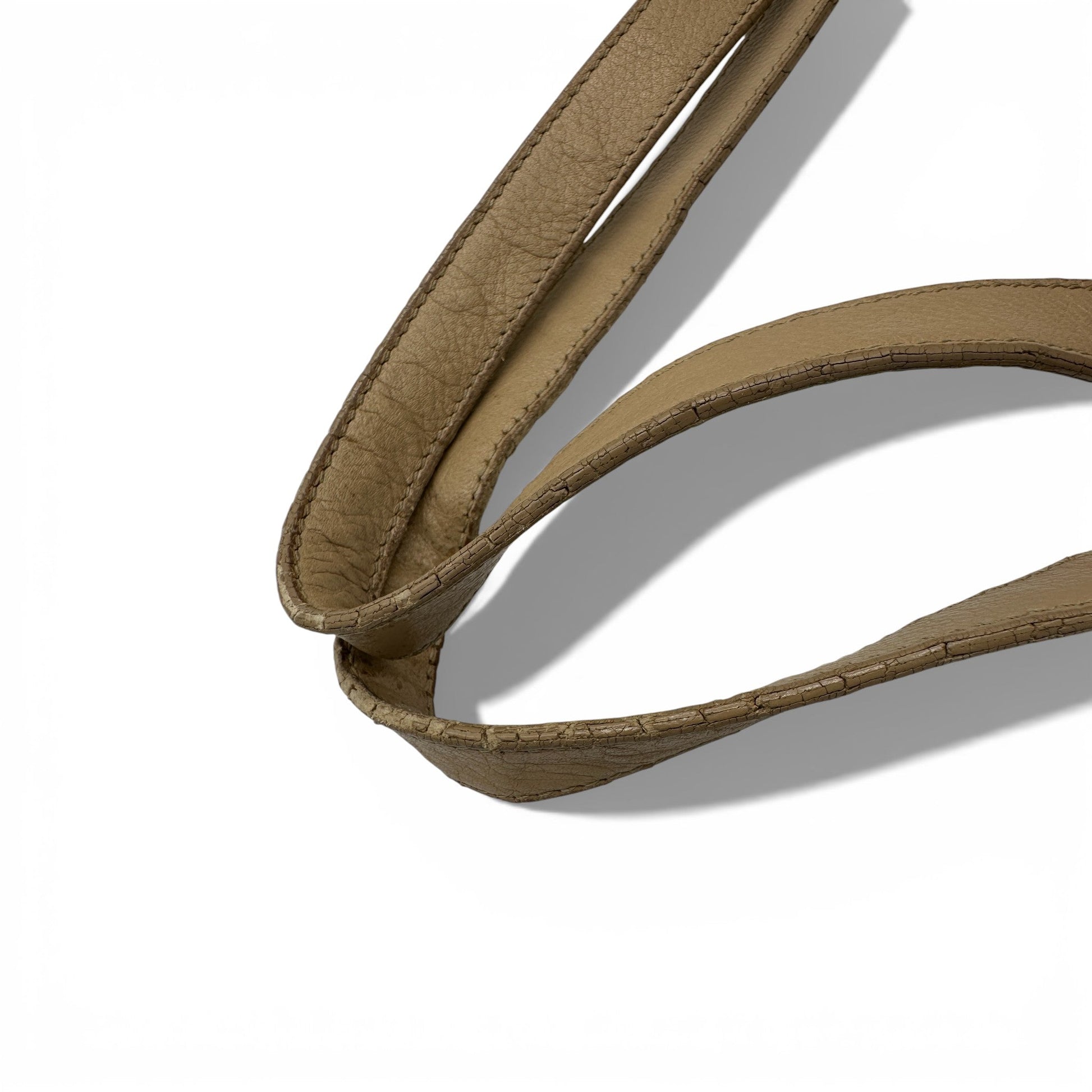 Jimmy Choo Ramona Beige Leather Handbag - Thanks it's Vintage