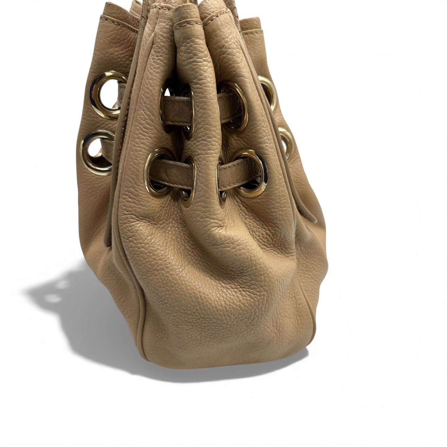 Jimmy Choo Ramona Beige Leather Handbag - Thanks it's Vintage