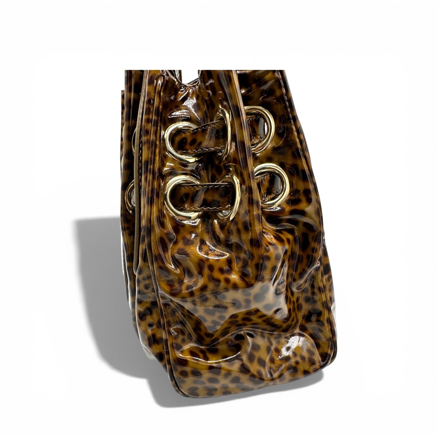 Jimmy Choo Ramona Leopard Patent Tote - Thanks it's Vintage