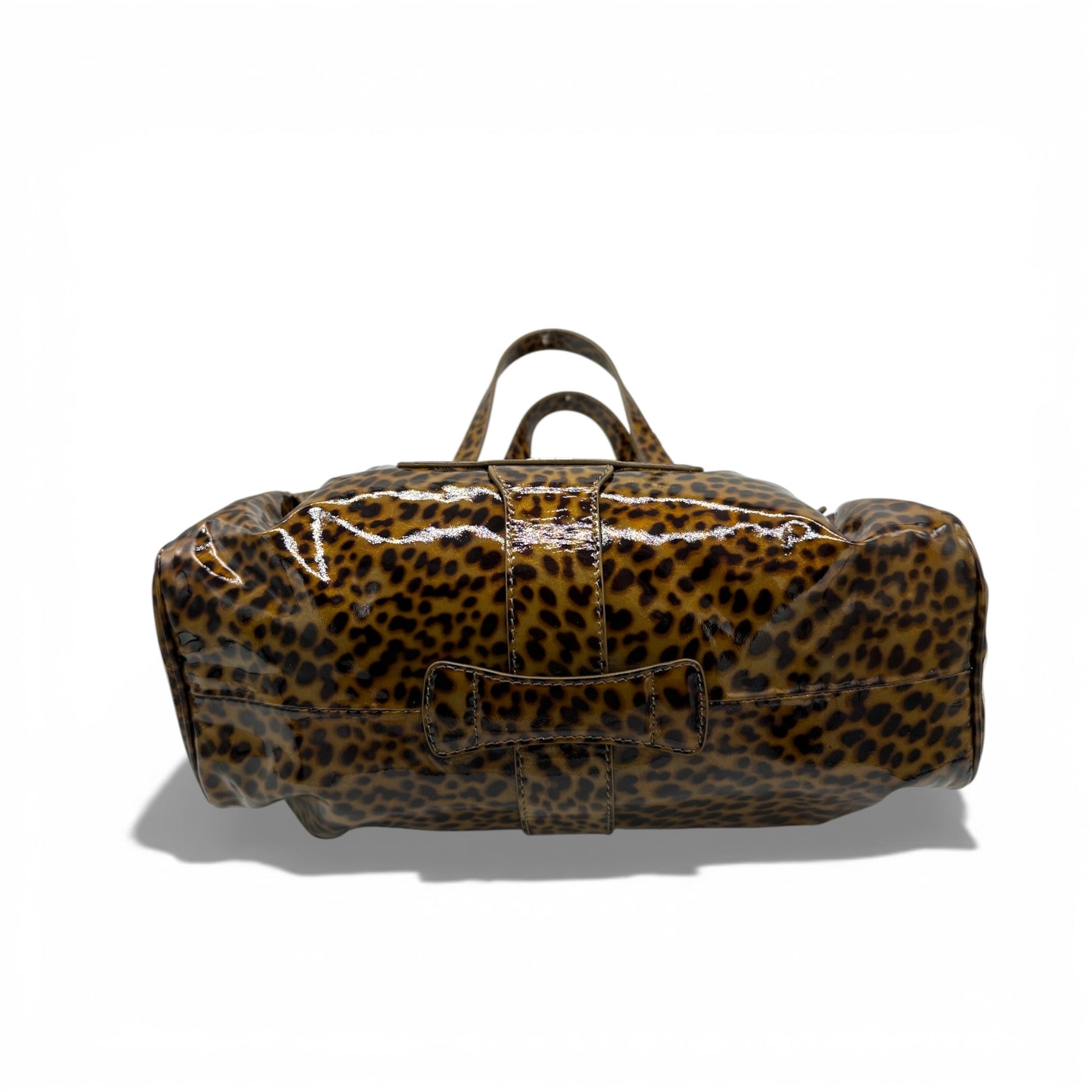 Jimmy Choo Ramona Leopard Patent Tote - Thanks it's Vintage