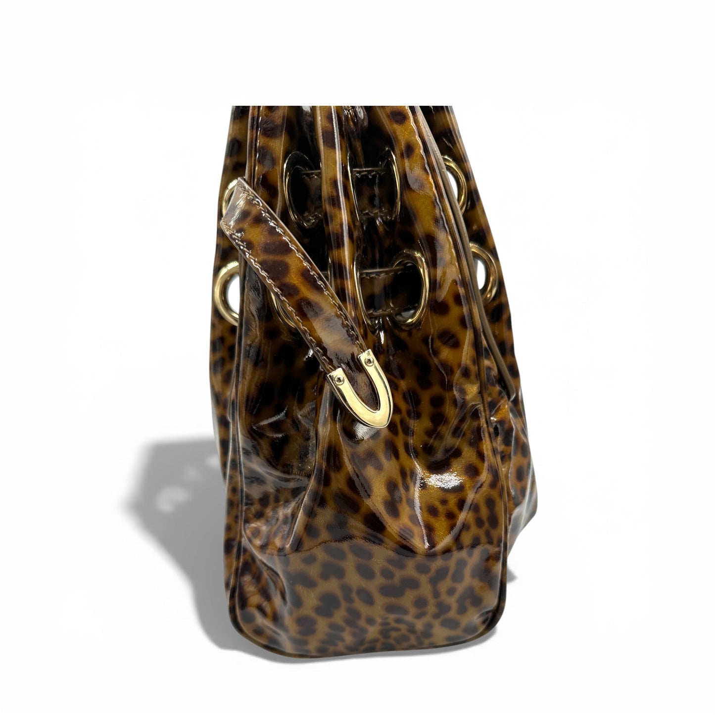 Jimmy Choo Ramona Leopard Patent Tote - Thanks it's Vintage