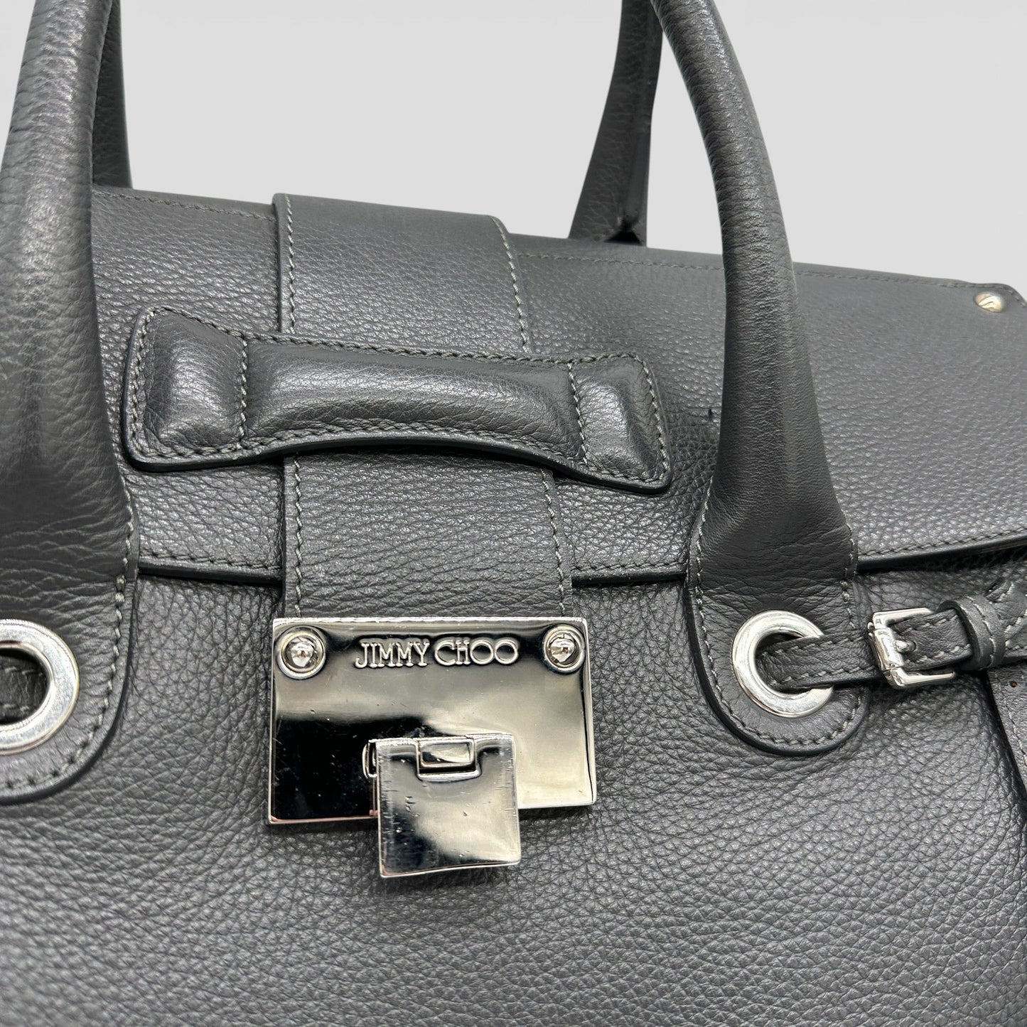 Jimmy Choo Rosalie Leather Drawstring Handbag - Thanks it's Vintage