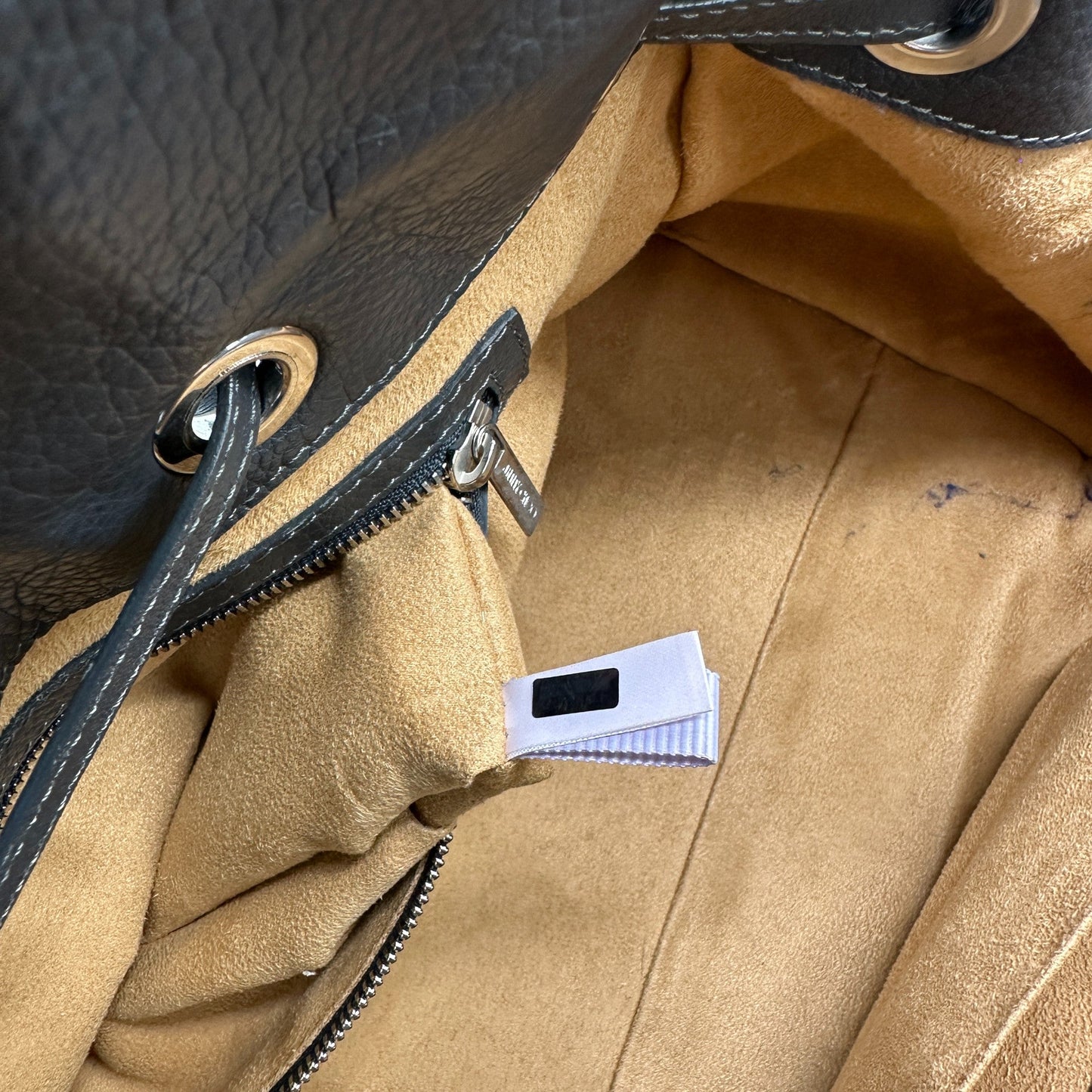 Jimmy Choo Rosalie Leather Drawstring Handbag - Thanks it's Vintage