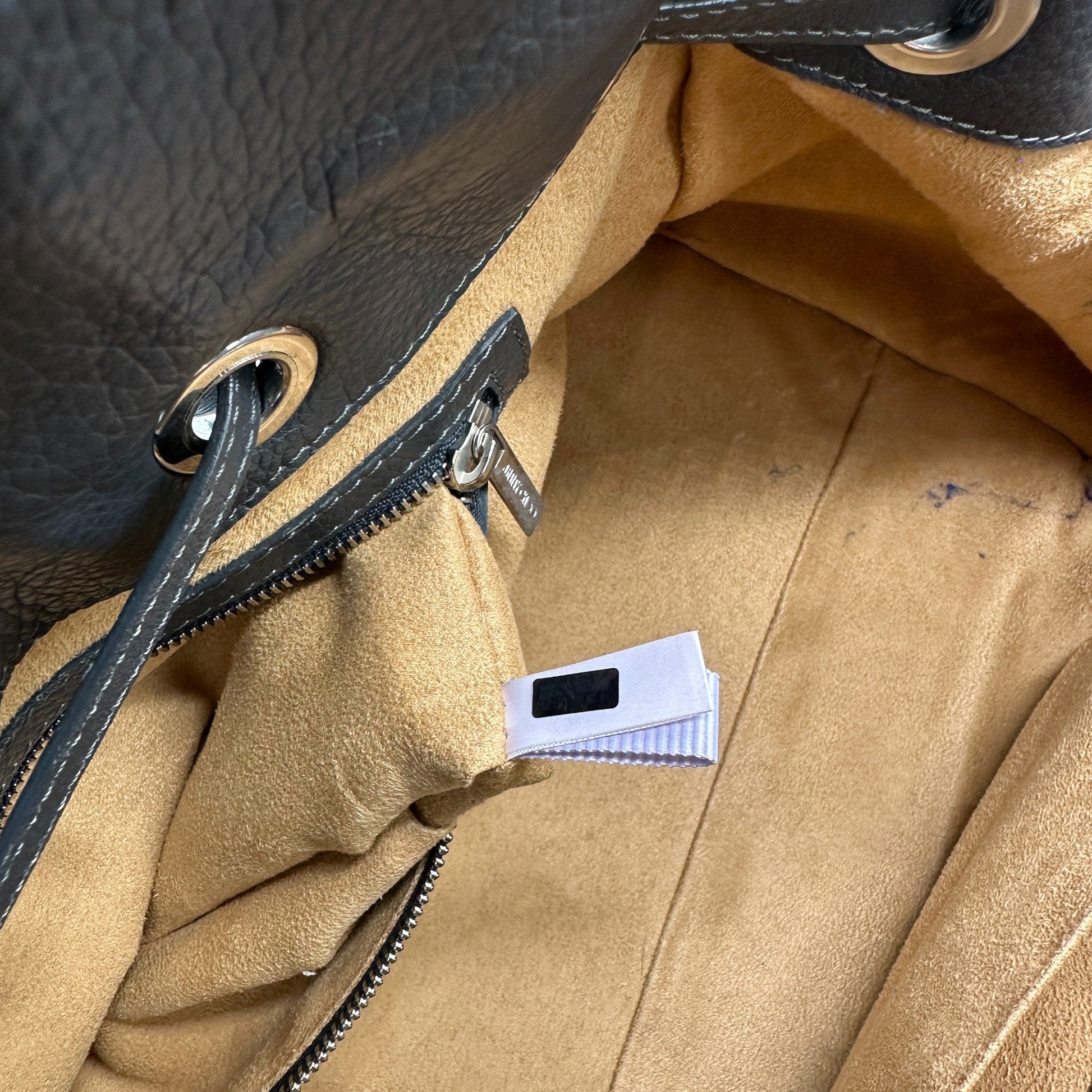 Jimmy Choo Rosalie Leather Drawstring Handbag - Thanks it's Vintage