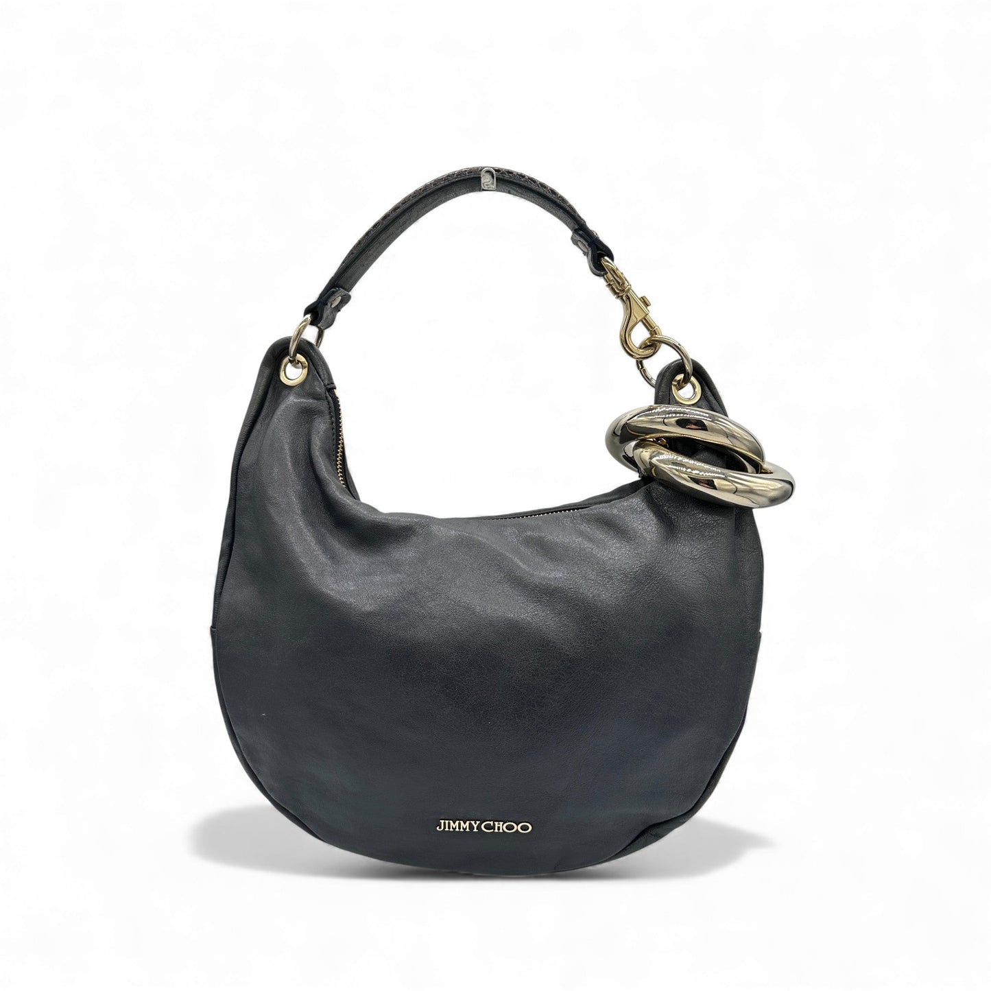 Jimmy Choo Solar Cuff Leather Hobo Bag - Thanks it's Vintage