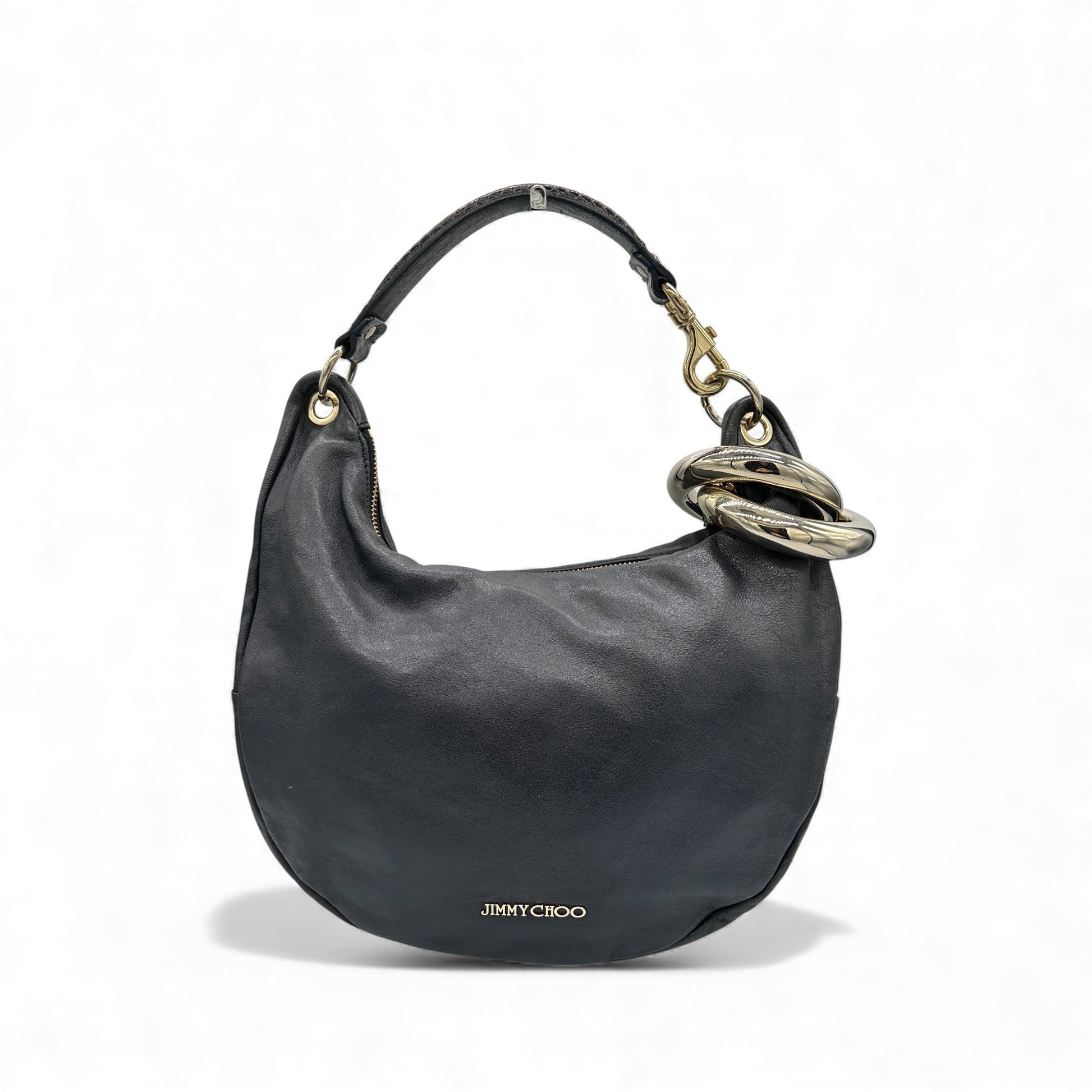 Jimmy Choo Solar Cuff Leather Hobo Bag - Thanks it's Vintage