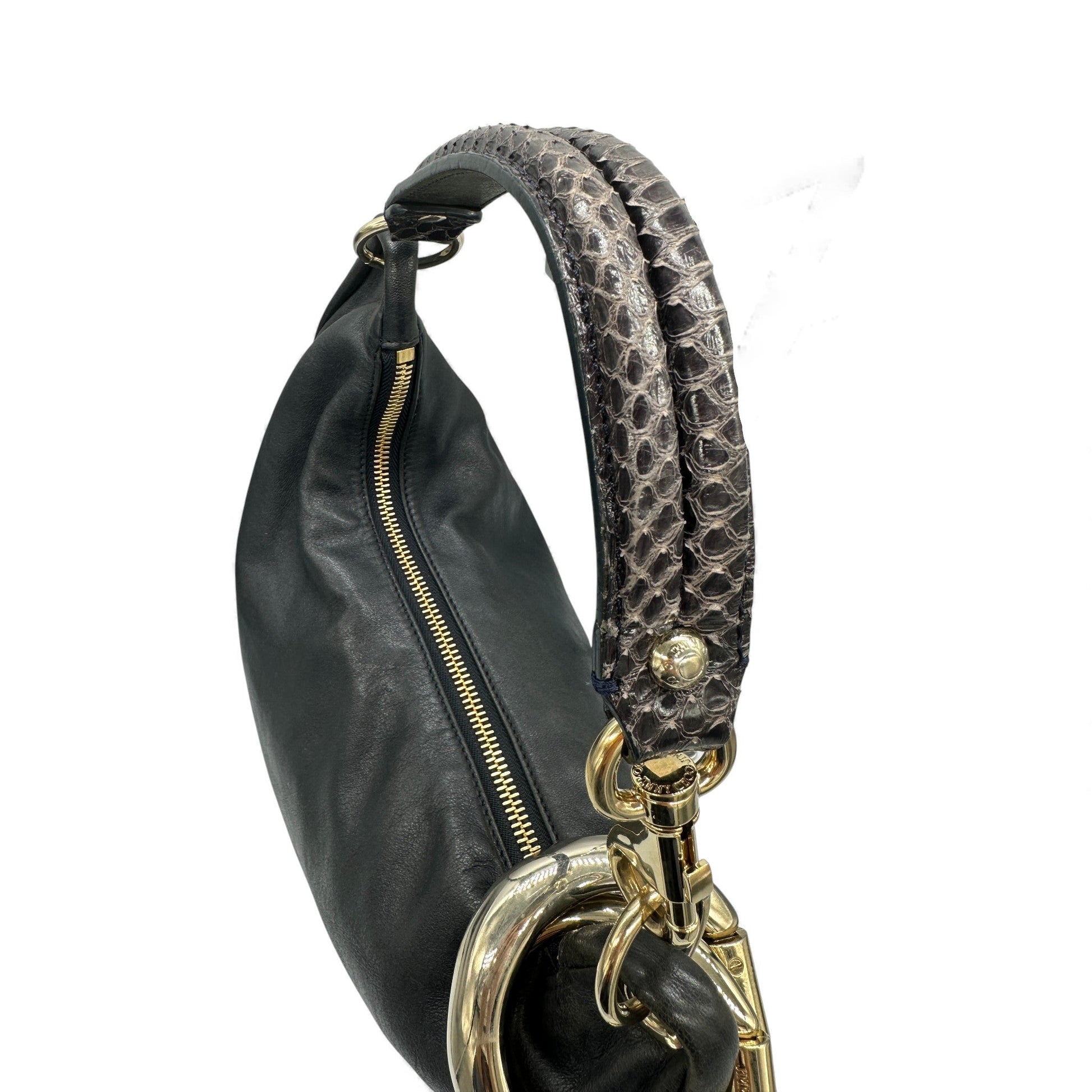 Jimmy Choo Solar Cuff Leather Hobo Bag - Thanks it's Vintage