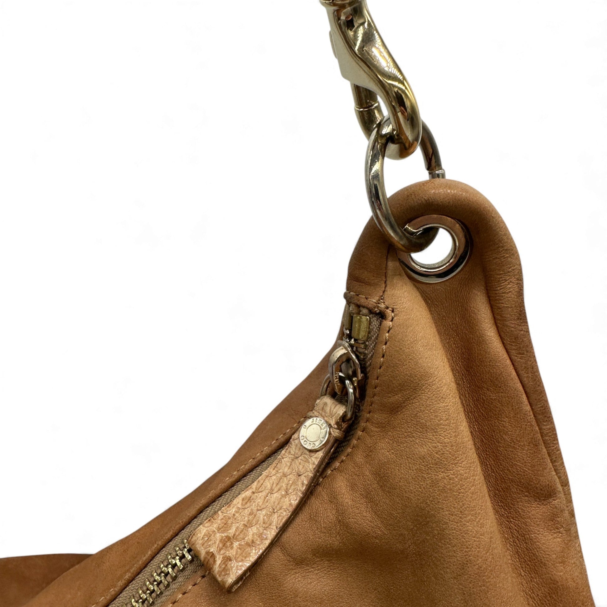 Jimmy Choo Solar Cuff Leather Hobo Bag - Thanks it's Vintage