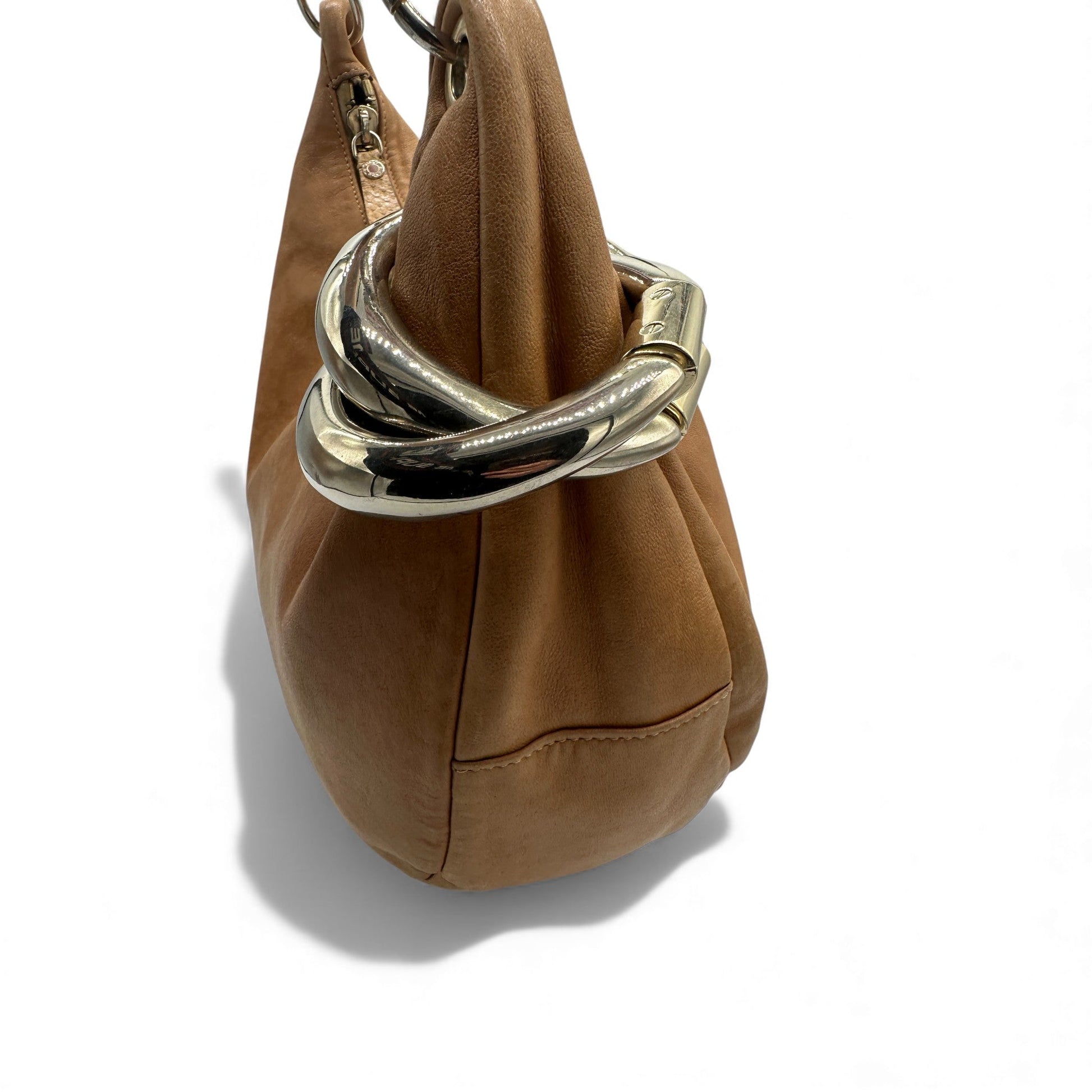 Jimmy Choo Solar Cuff Leather Hobo Bag - Thanks it's Vintage