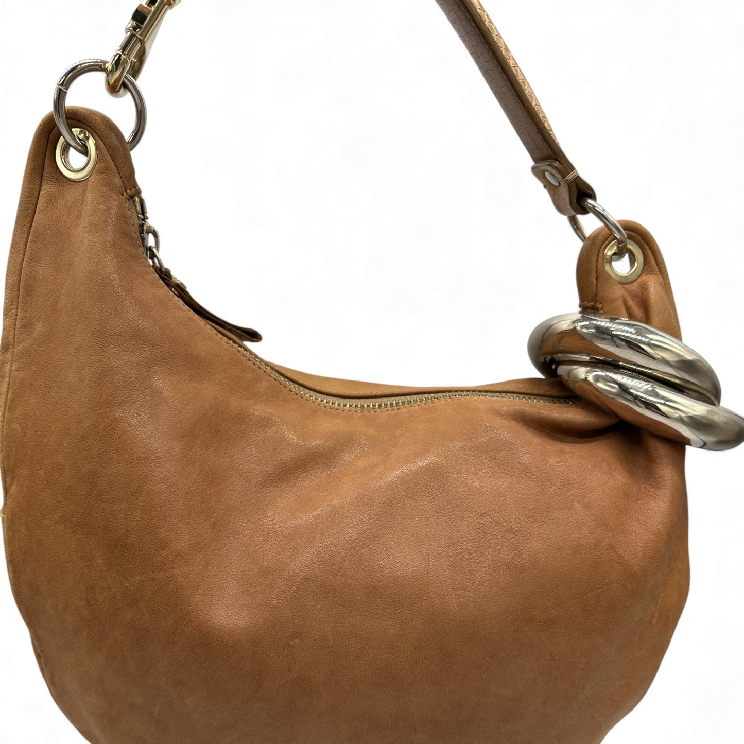 Jimmy Choo Solar Cuff Leather Hobo Bag - Thanks it's Vintage