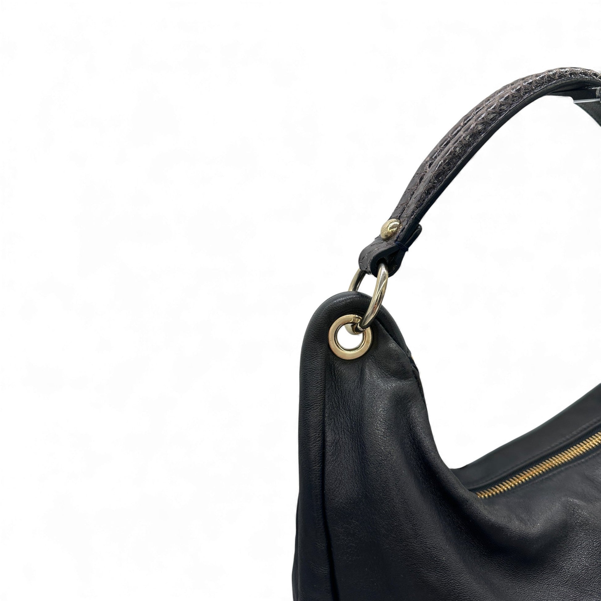 Jimmy Choo Solar Cuff Leather Hobo Bag - Thanks it's Vintage