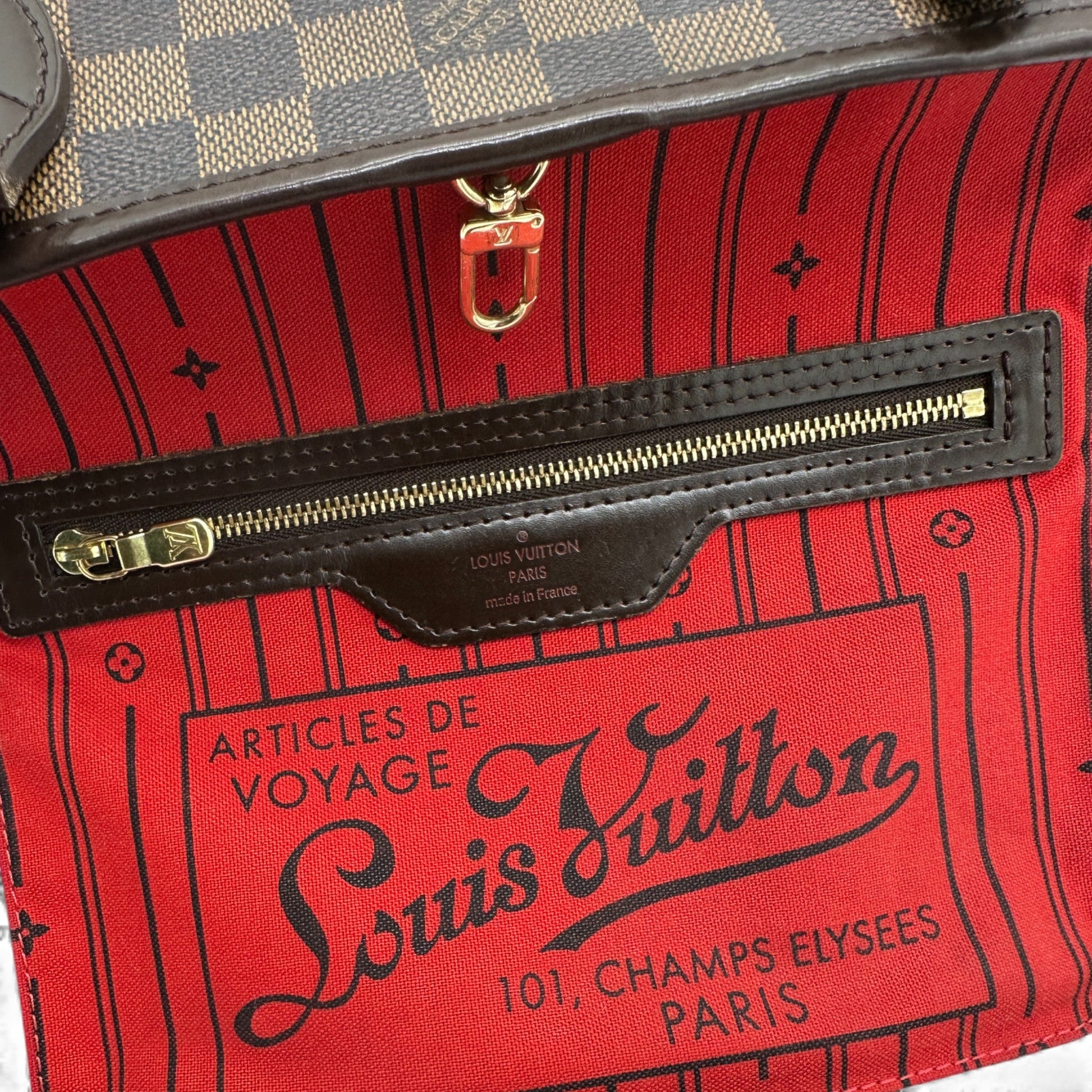 Louis Vuitton Neverful PM Damier Ebene Tote - Thanks it's Vintage