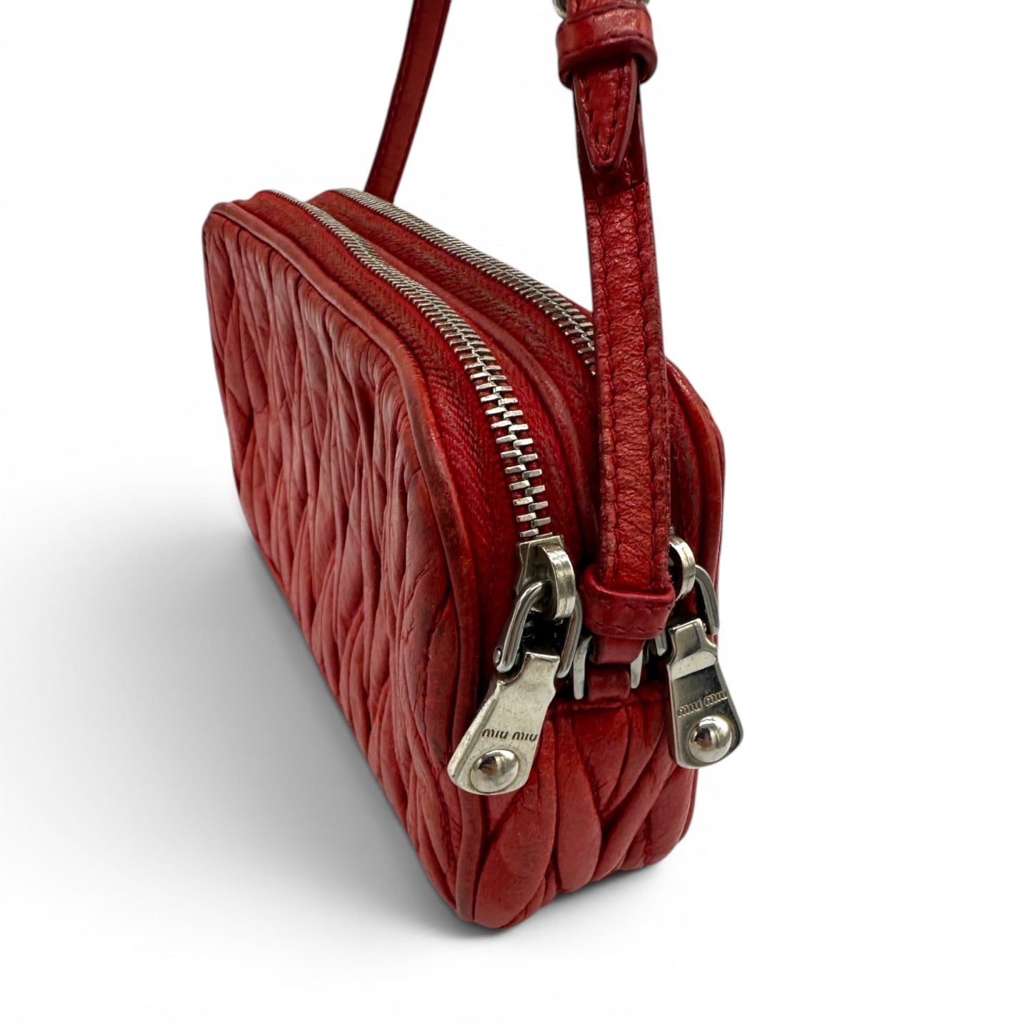 Miu Miu Matelassè Mini Baguette Camera Bag - Thanks it's Vintage