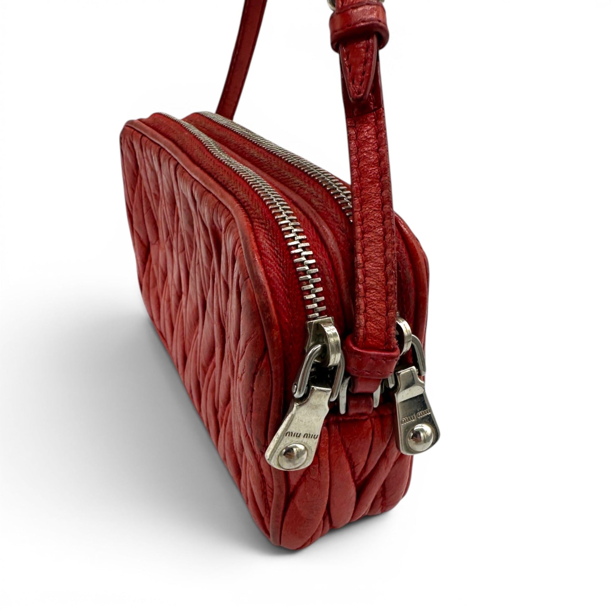 Miu Miu Matelassè Mini Baguette Camera Bag - Thanks it's Vintage