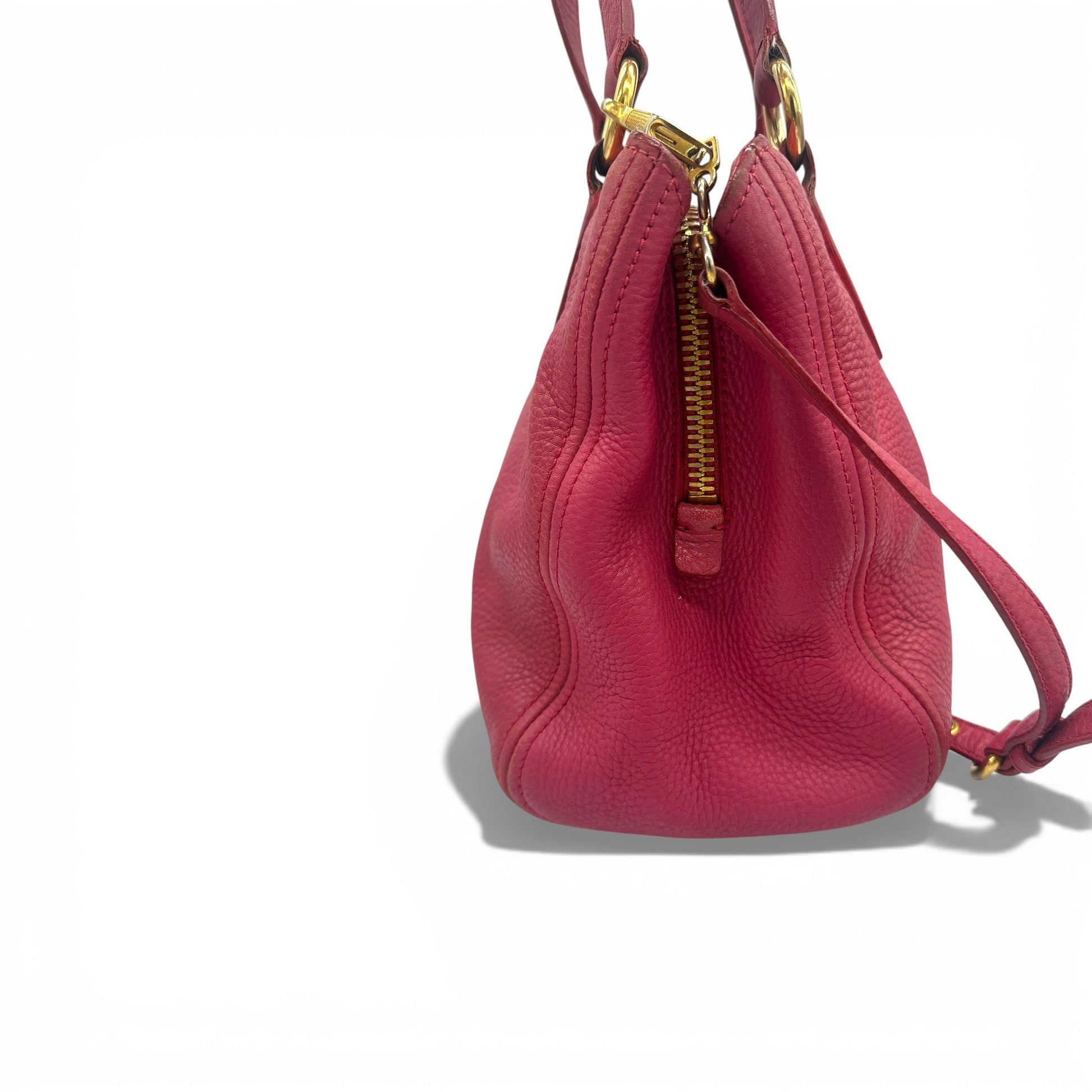 Miu Miu Pink Leather 2 - Way Handbag - Thanks it's Vintage