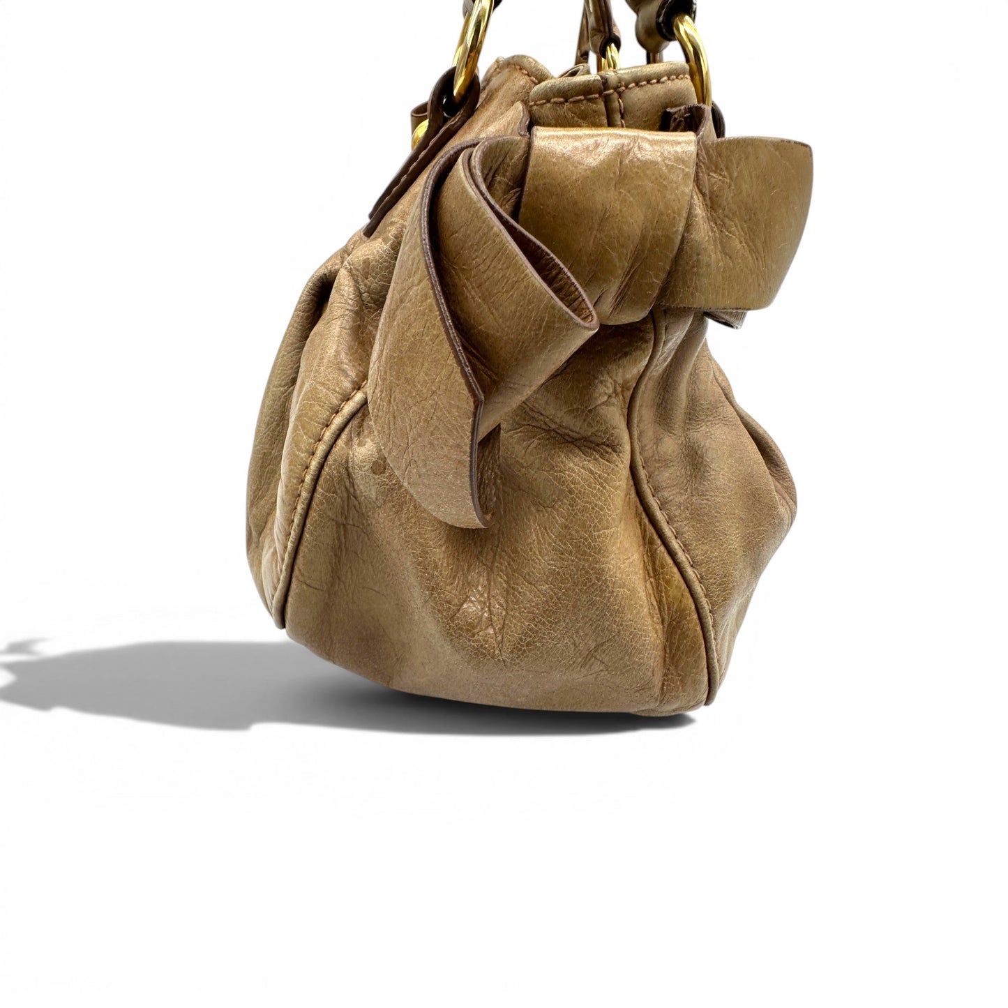 Miu Miu Vitello Lux Bow Handbag - Thanks it's Vintage