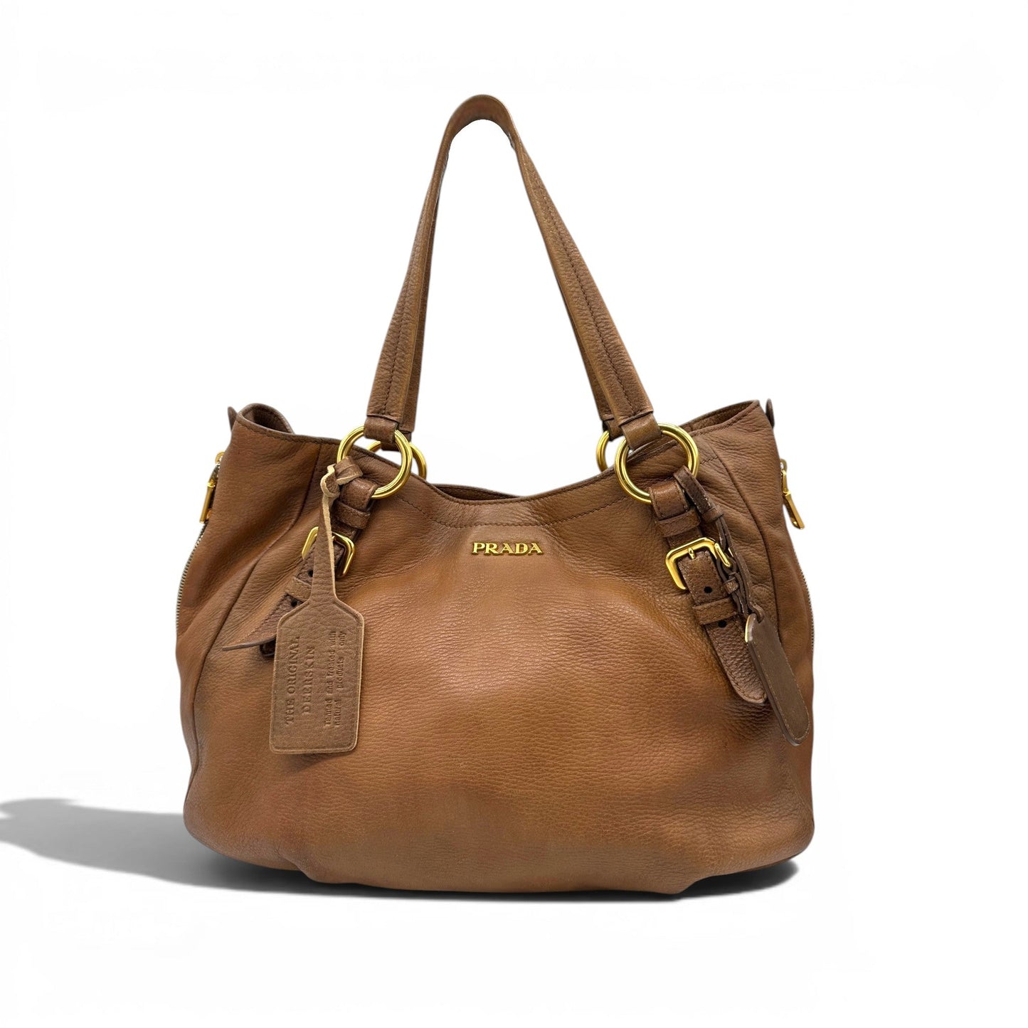 Prada Vitello Daino Leather Hobo Bag - Thanks it's Vintage
