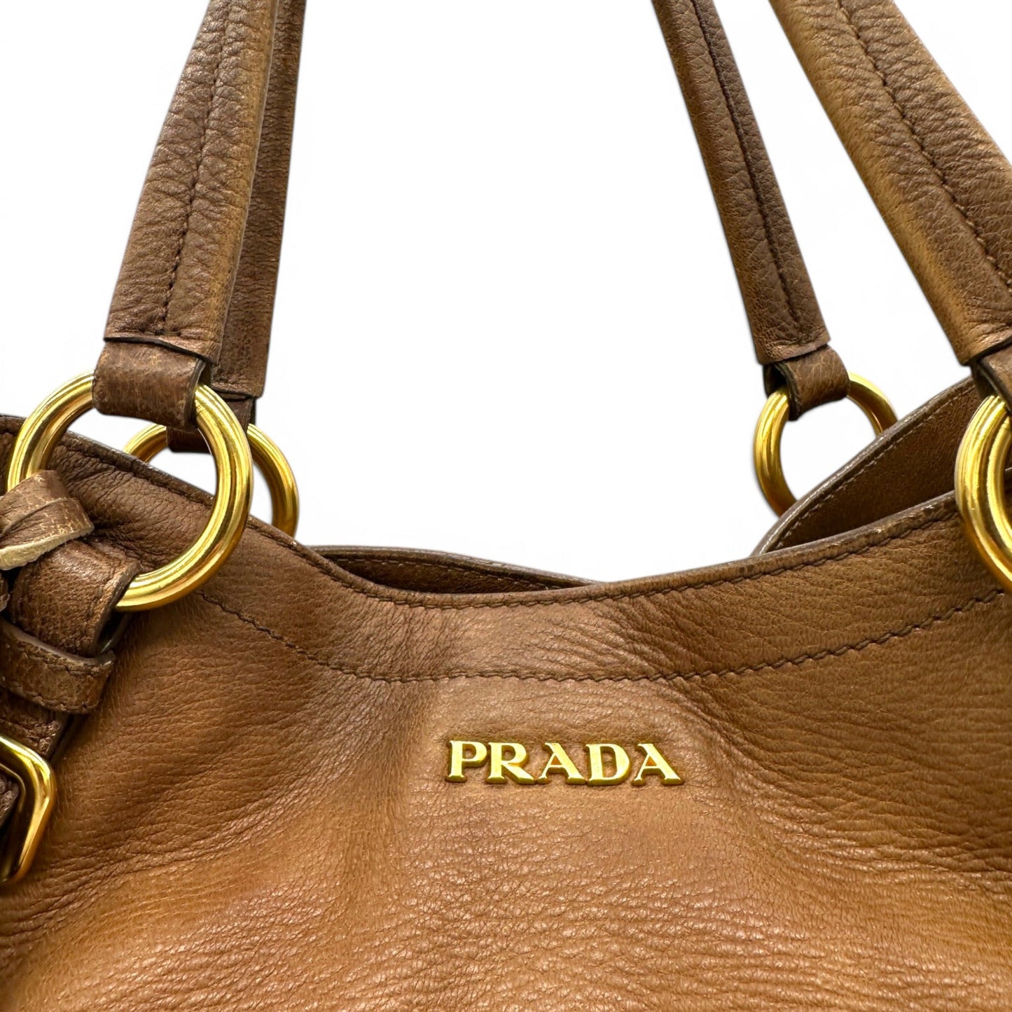 Prada Vitello Daino Leather Hobo Bag - Thanks it's Vintage