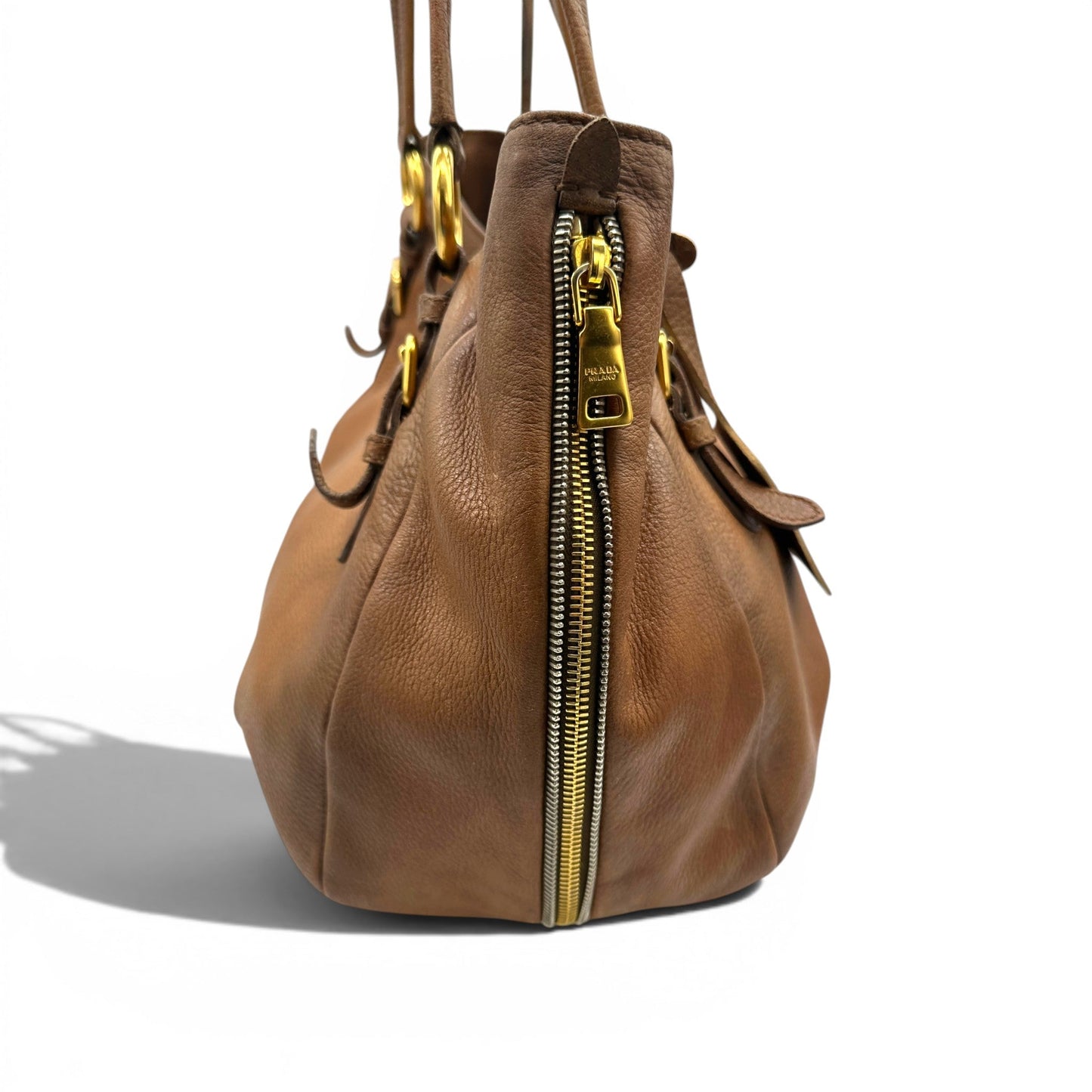 Prada Vitello Daino Leather Hobo Bag - Thanks it's Vintage