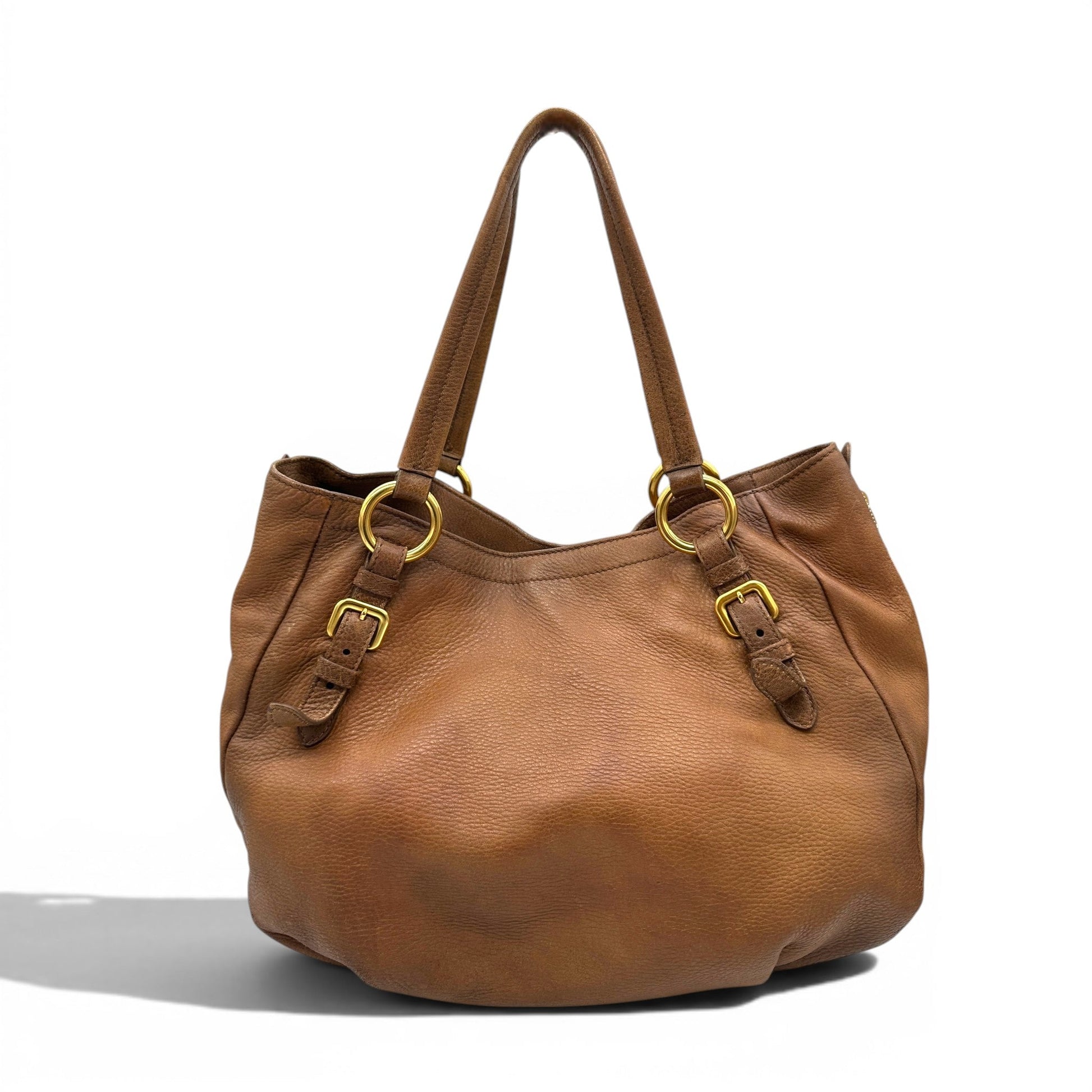 Prada Vitello Daino Leather Hobo Bag - Thanks it's Vintage