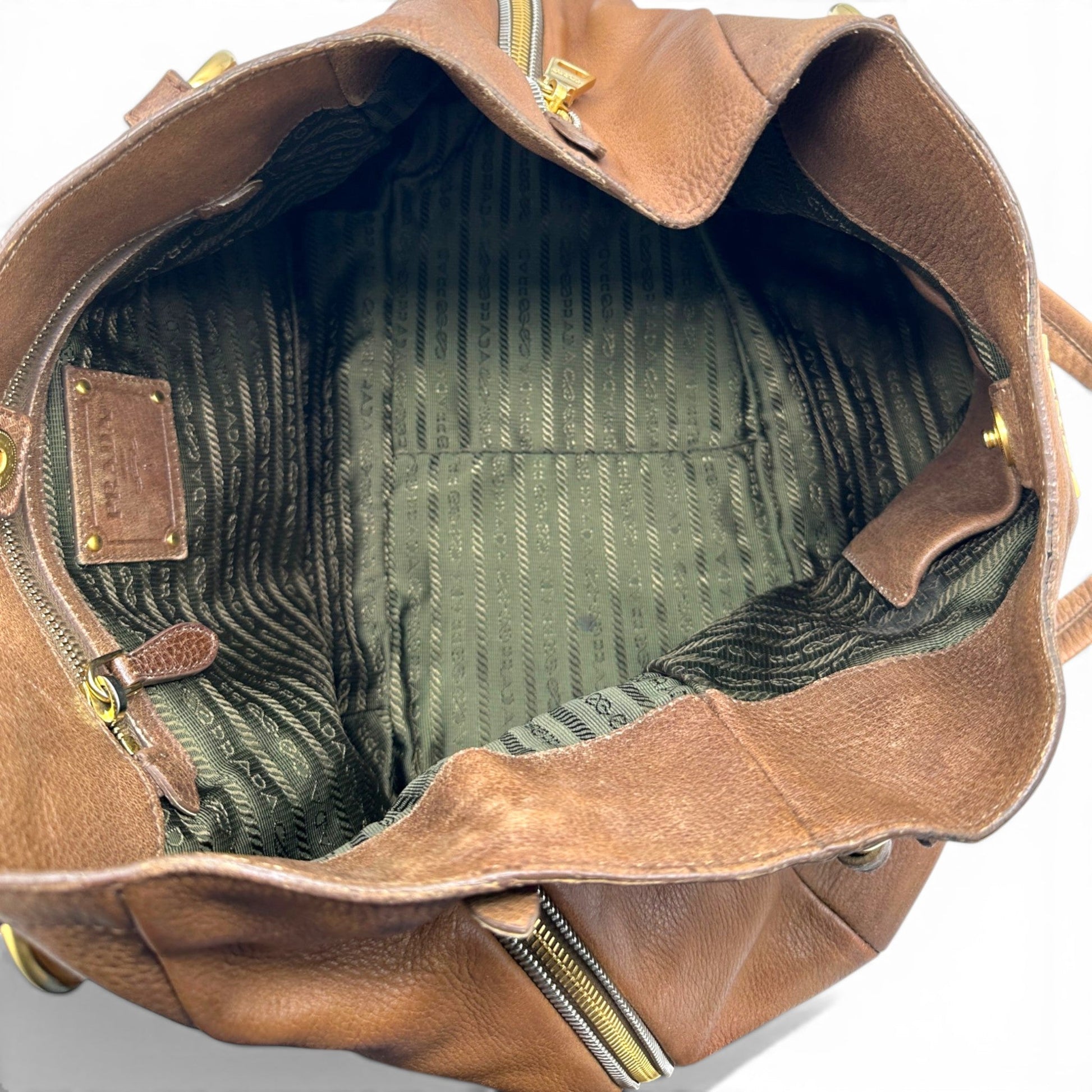 Prada Vitello Daino Leather Hobo Bag - Thanks it's Vintage