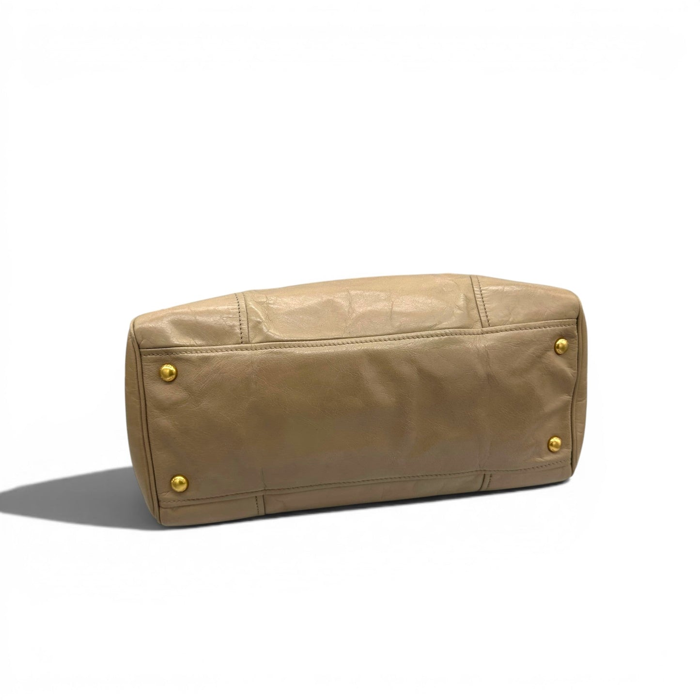 Prada Vitello Shine Leather Tote Bag - Thanks it's Vintage