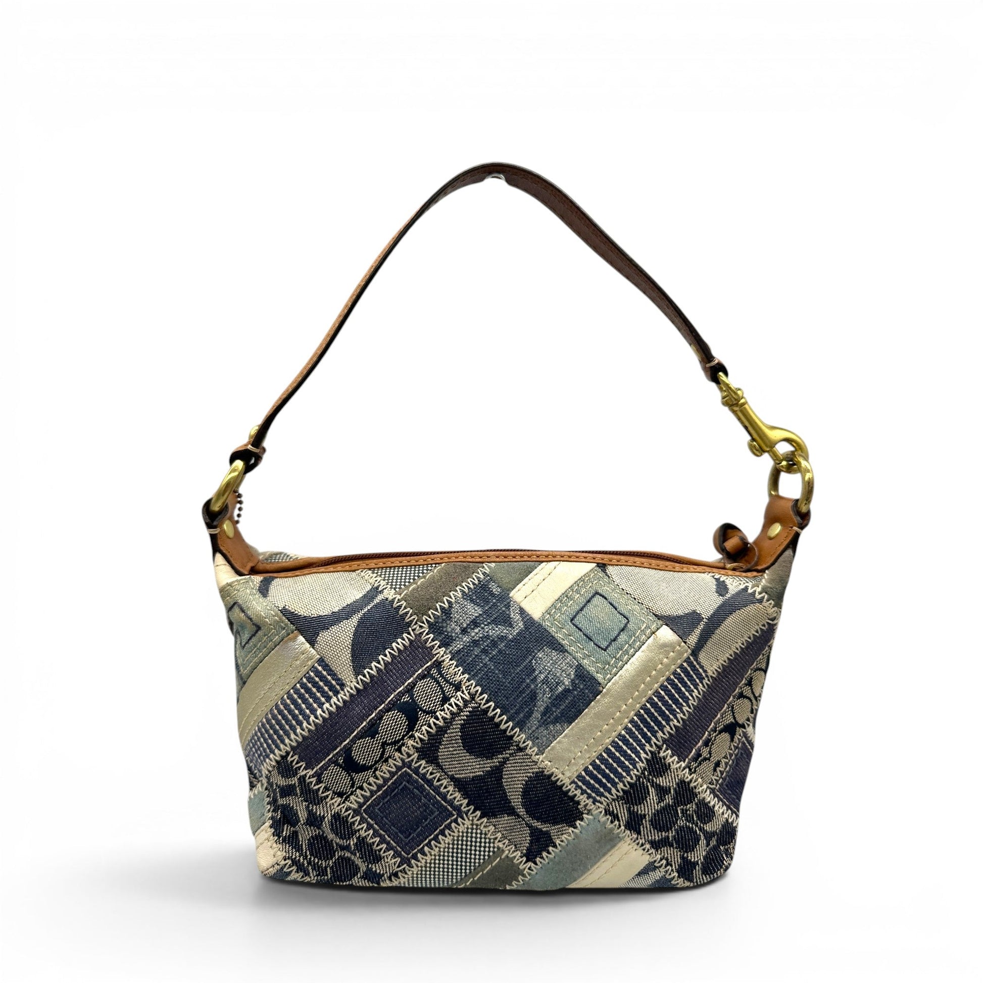 RARE Coach 41461 Denim Patchwork Shoulder Bag - Thanks it's Vintage