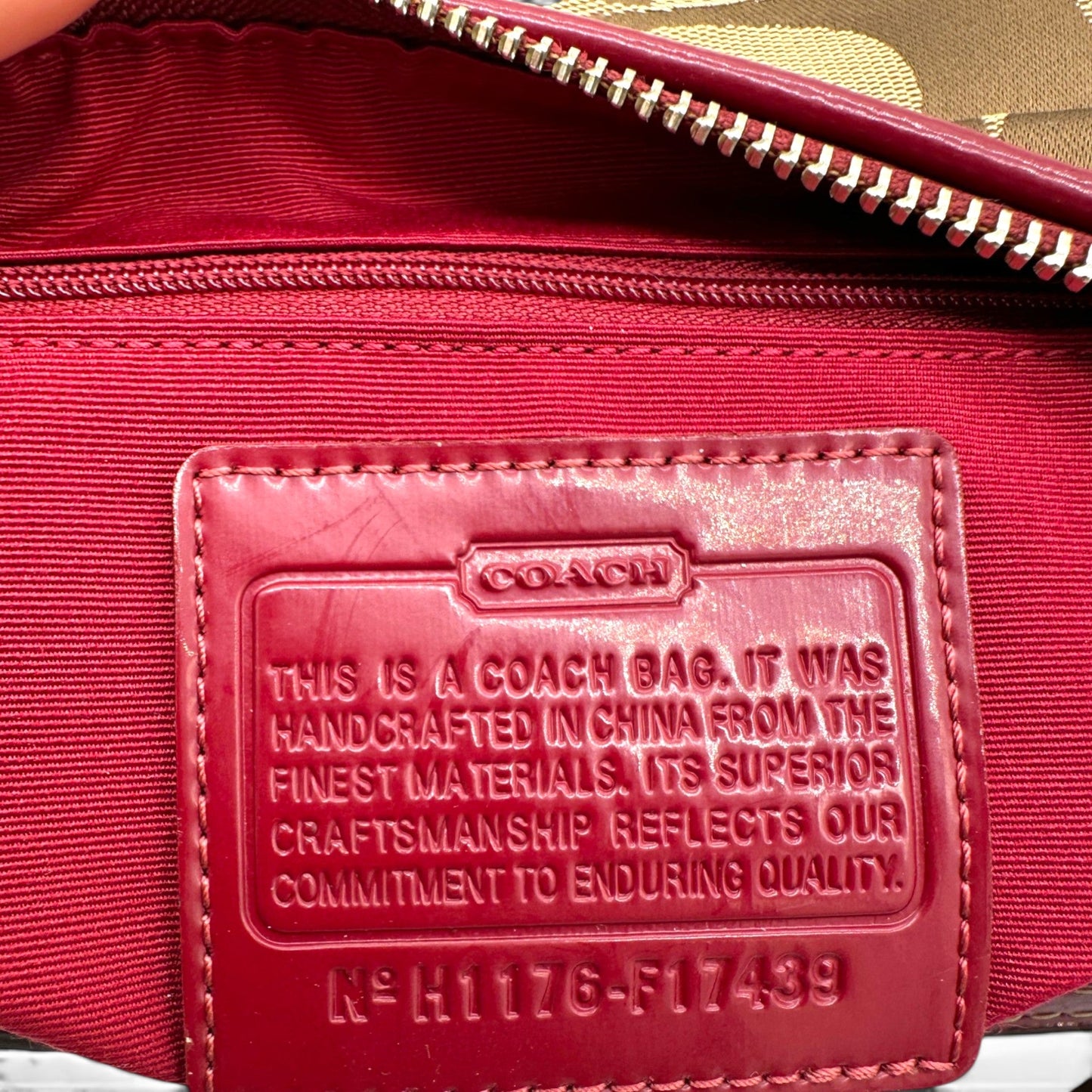 RARE Vintage Coach F17439 Shoulder Bag - Thanks it's Vintage