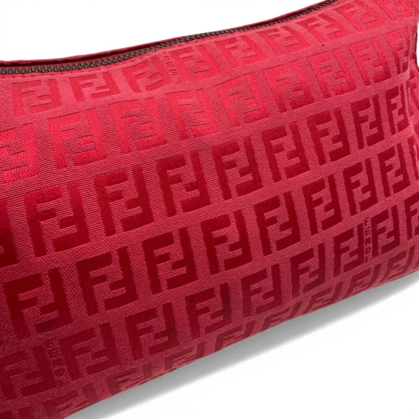 RARE Vintage Fendi Red Zucchino Shoulder Bag - Thanks it's Vintage