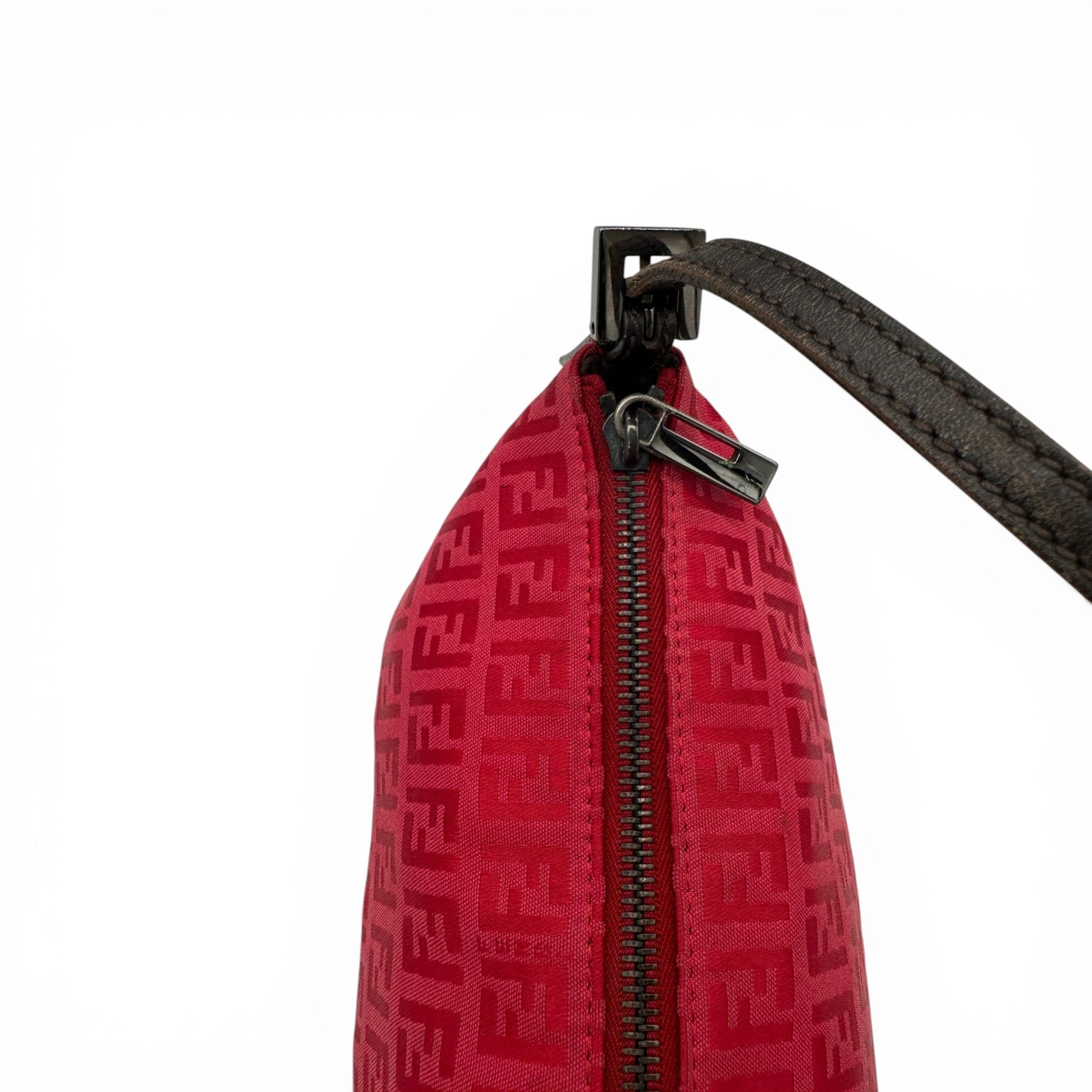 RARE Vintage Fendi Red Zucchino Shoulder Bag - Thanks it's Vintage