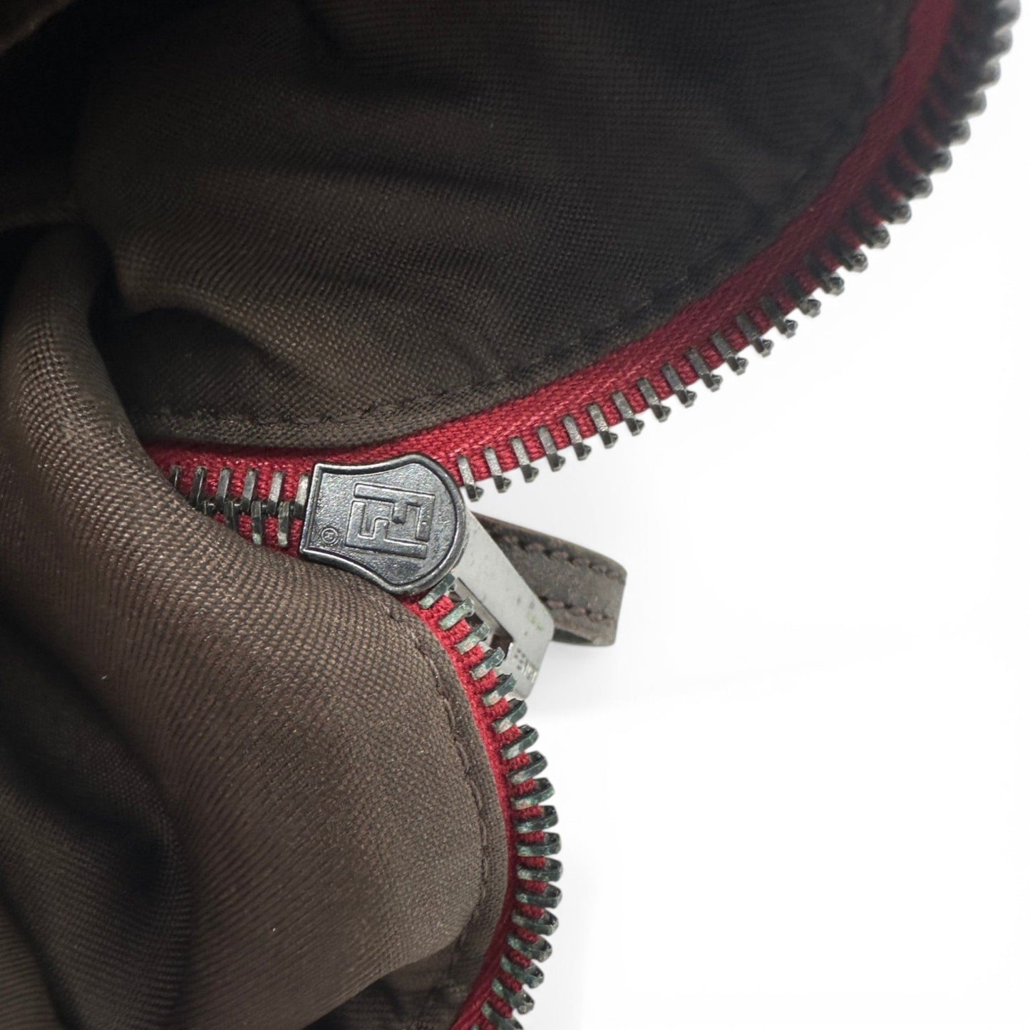 RARE Vintage Fendi Red Zucchino Shoulder Bag - Thanks it's Vintage