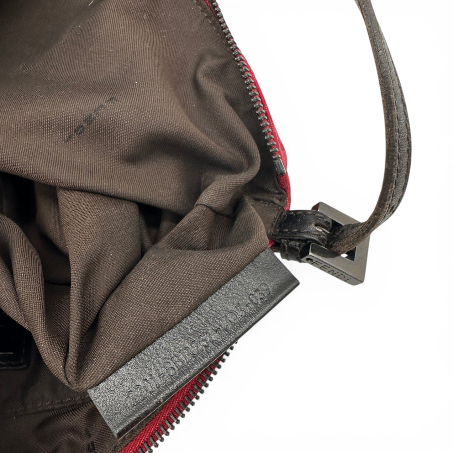 RARE Vintage Fendi Red Zucchino Shoulder Bag - Thanks it's Vintage