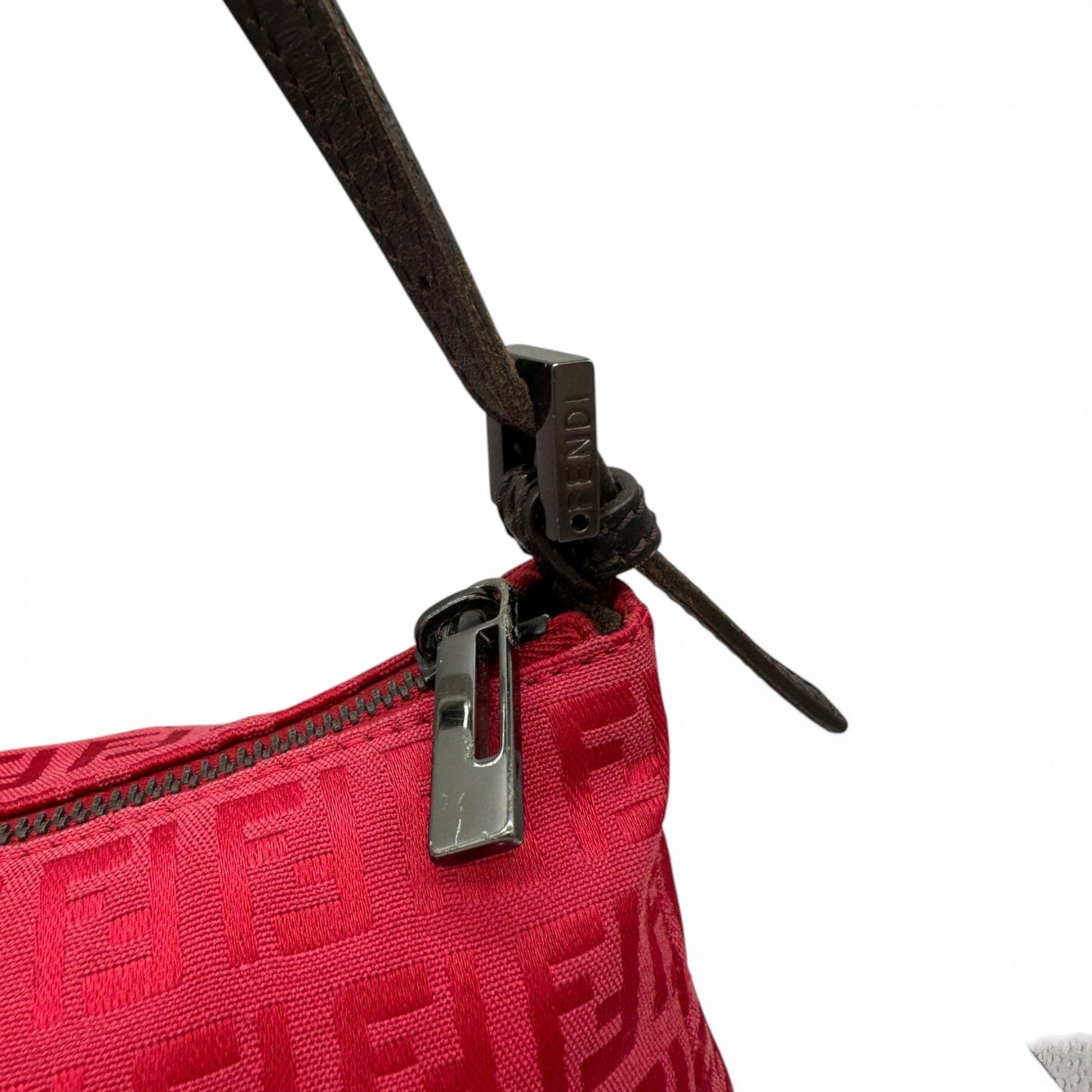 RARE Vintage Fendi Red Zucchino Shoulder Bag - Thanks it's Vintage