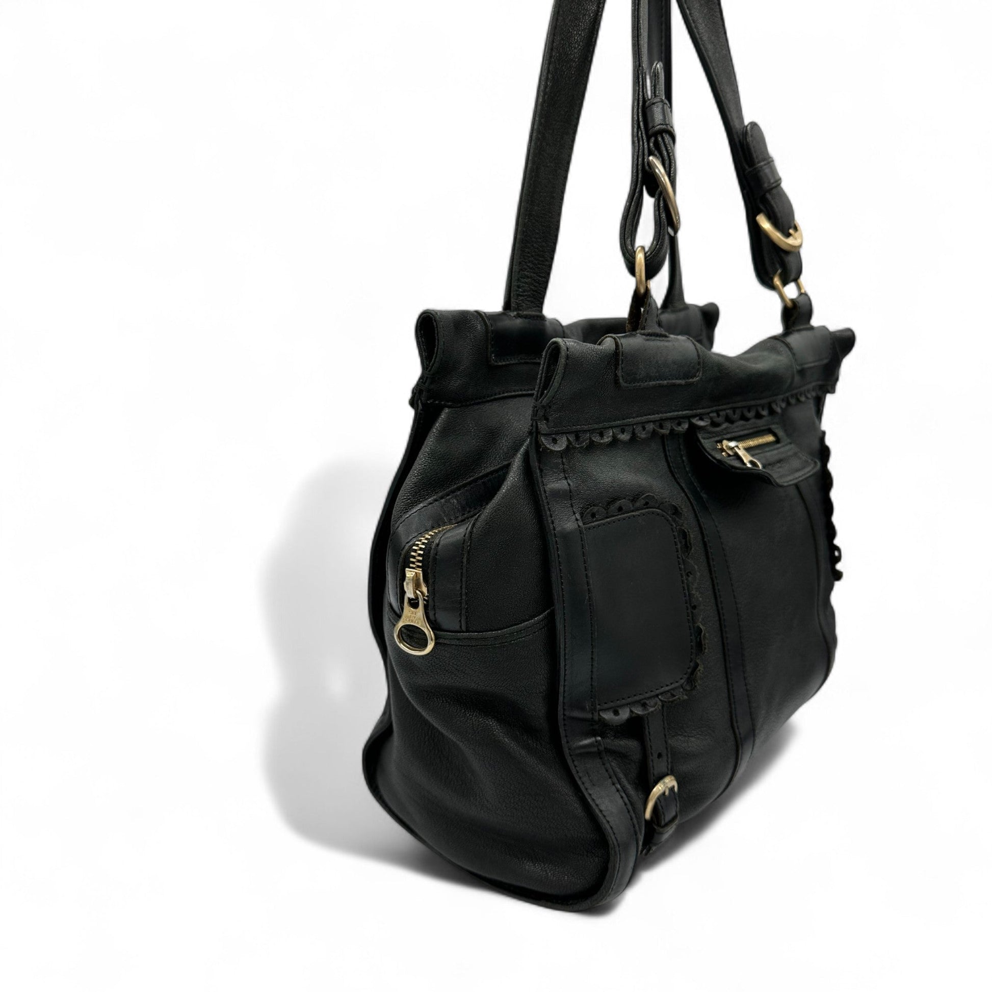 See by Chloé Black Leather Shoulder Bag - Thanks it's Vintage