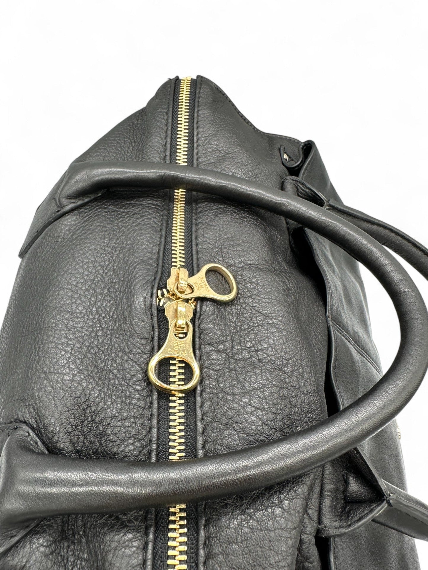 See By Chloë Black Leather Two - Way Handbag - Thanks it's Vintage