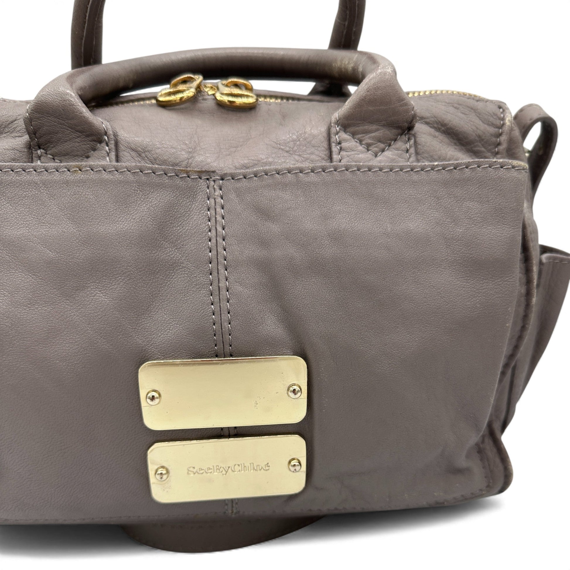 See by Chloé Taupe Leather Nellie Handbag - Thanks it's Vintage