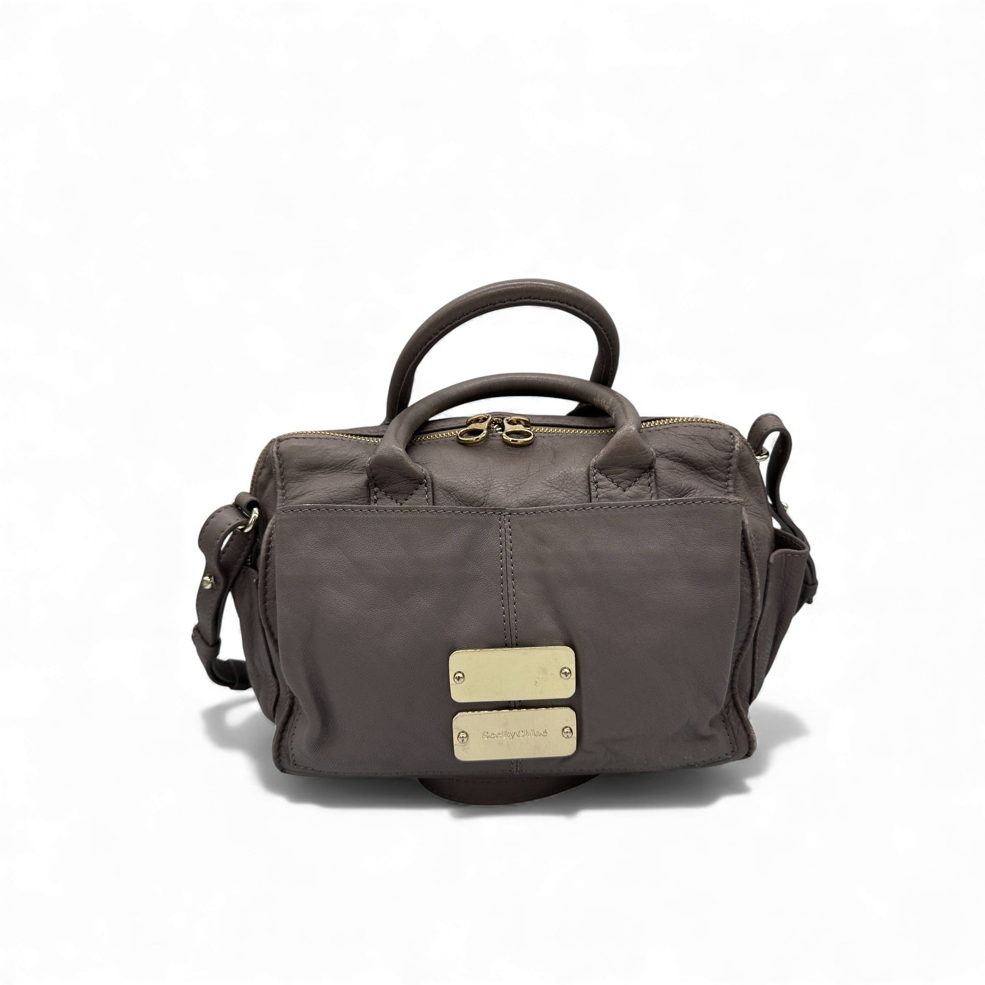 See by Chloé Taupe Leather Nellie Handbag - Thanks it's Vintage